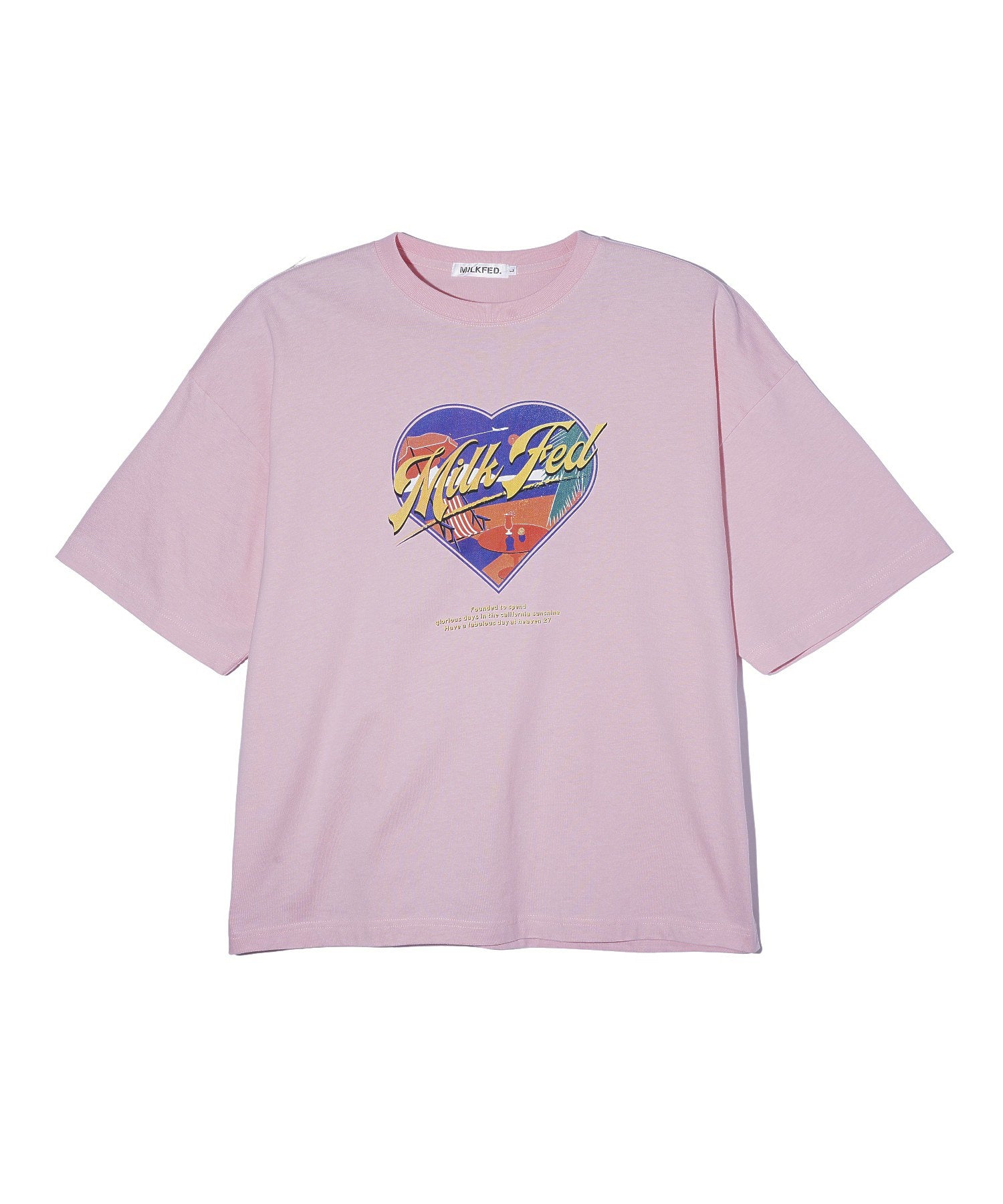 HEART VACATION WIDE S/S TEE