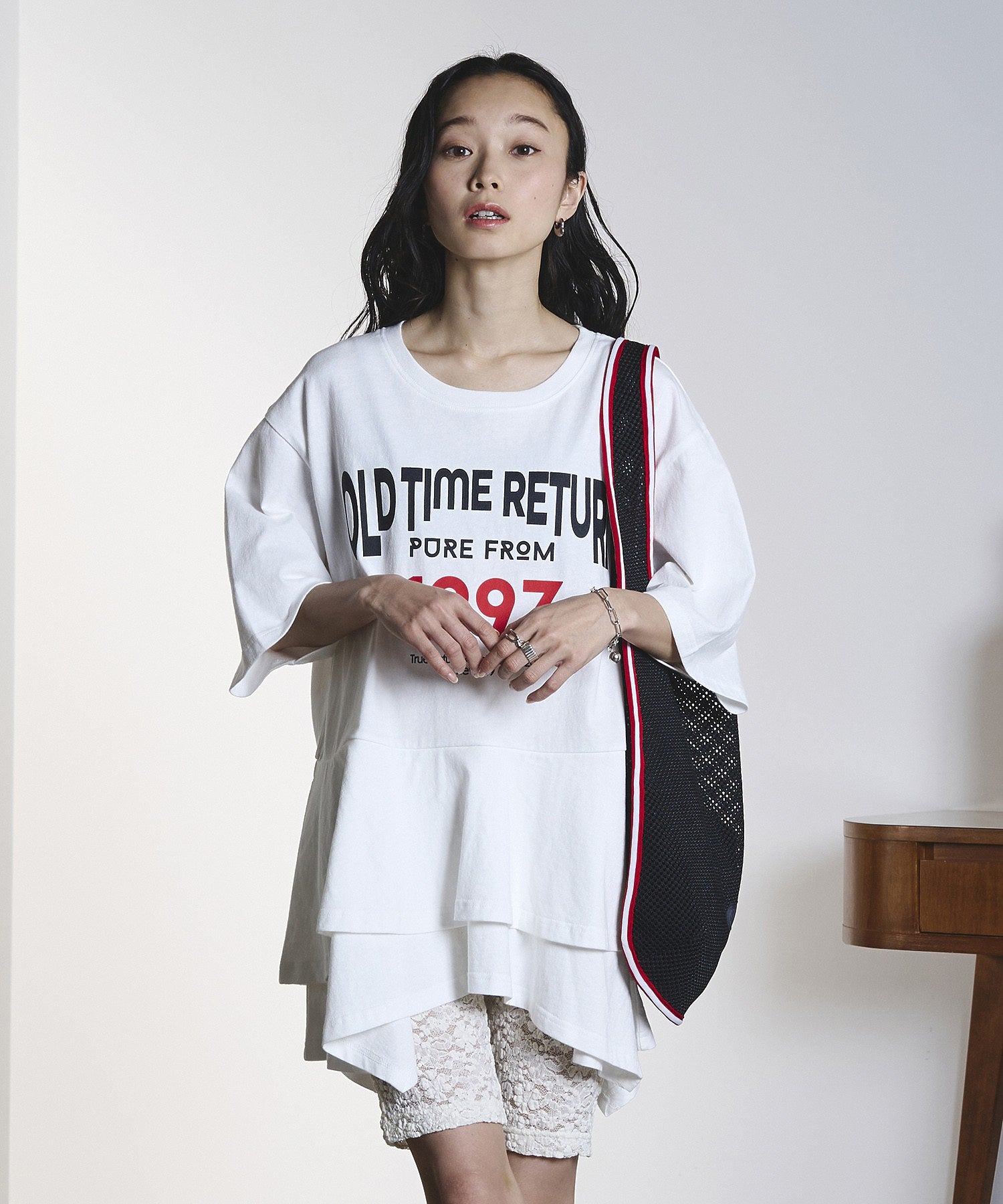 model:161cm 着用サイズ:ONE SIZE
