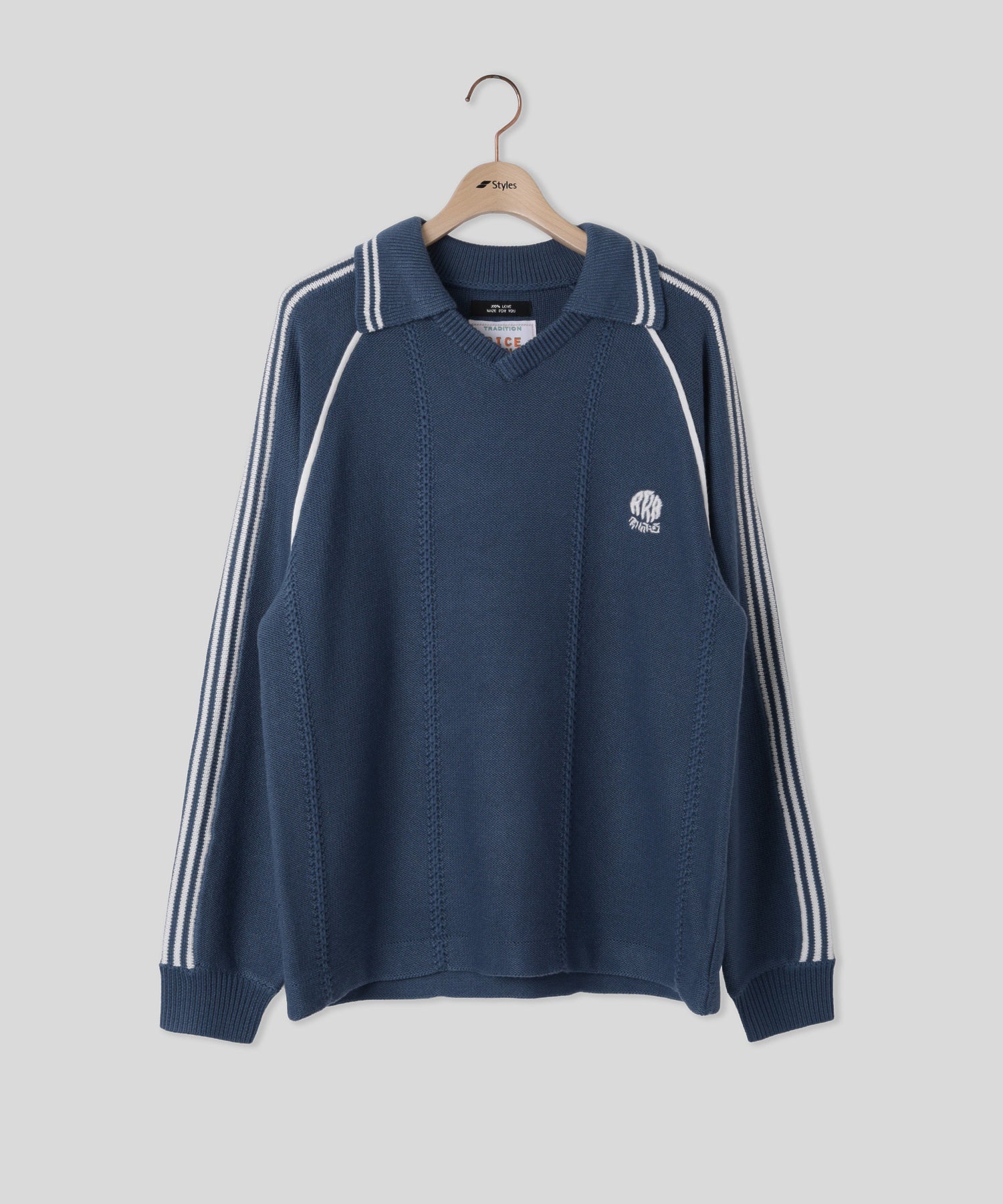 RICE NINE TEN/ライスナインテン/KNITTING GAME SHIRT KN-GM