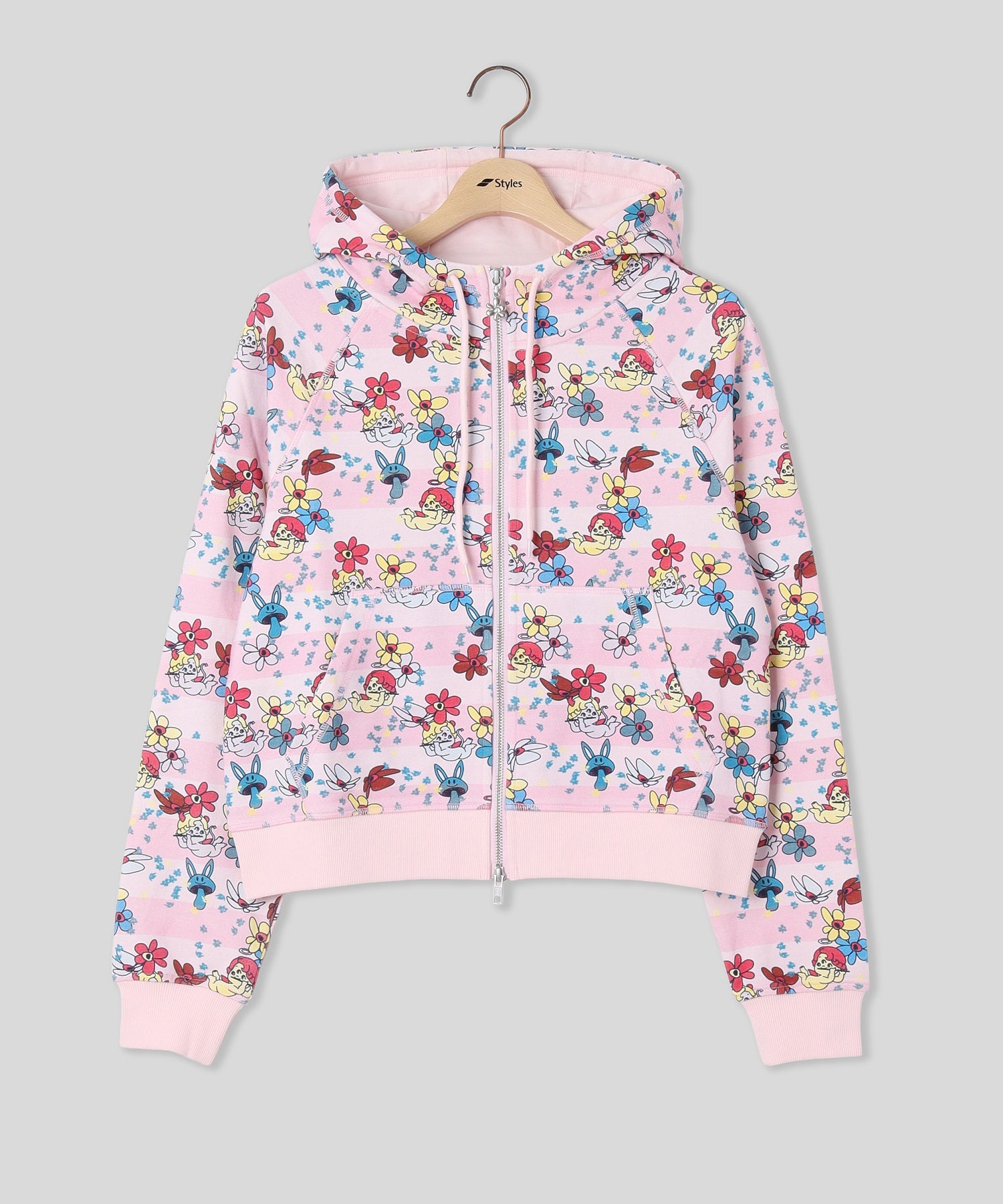 PERKS AND MINI/パークスアンドミニ/W JUNO HOODED ZIP THRU 4052