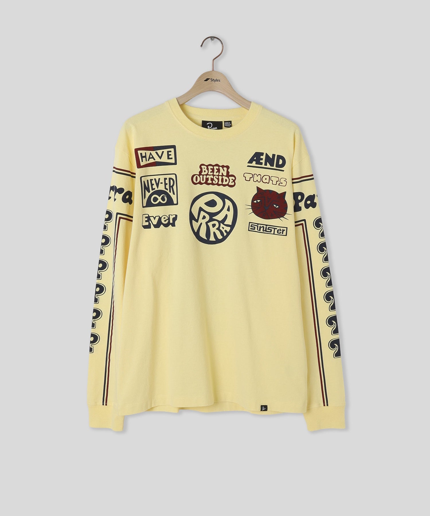 by Parra/パラ/Never sinister long sleeve t-shirt 55265