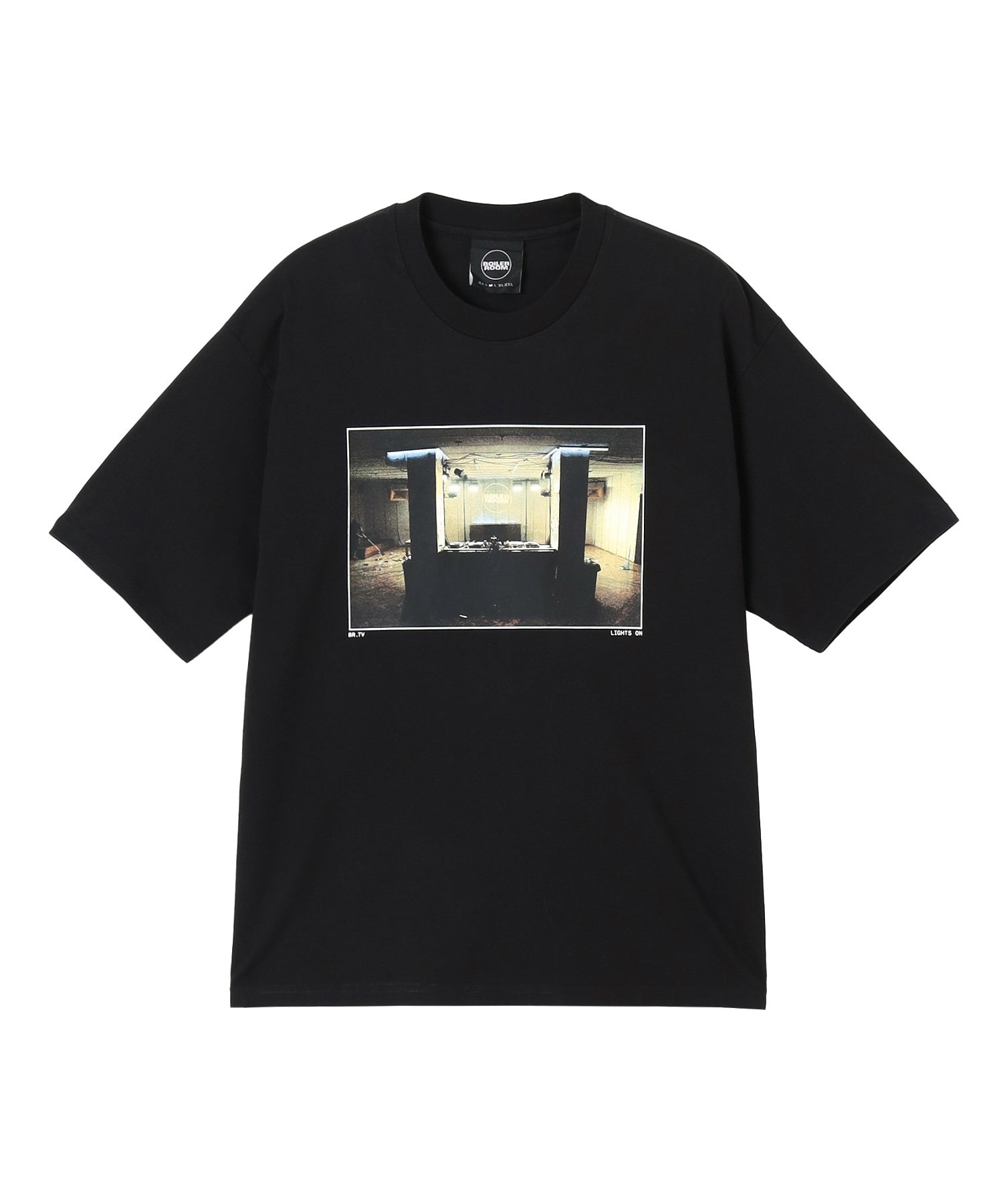 BOILER ROOM/ボイラールーム/LIGHTS ON PHOTO T-SHIRT AW25SS20BLK