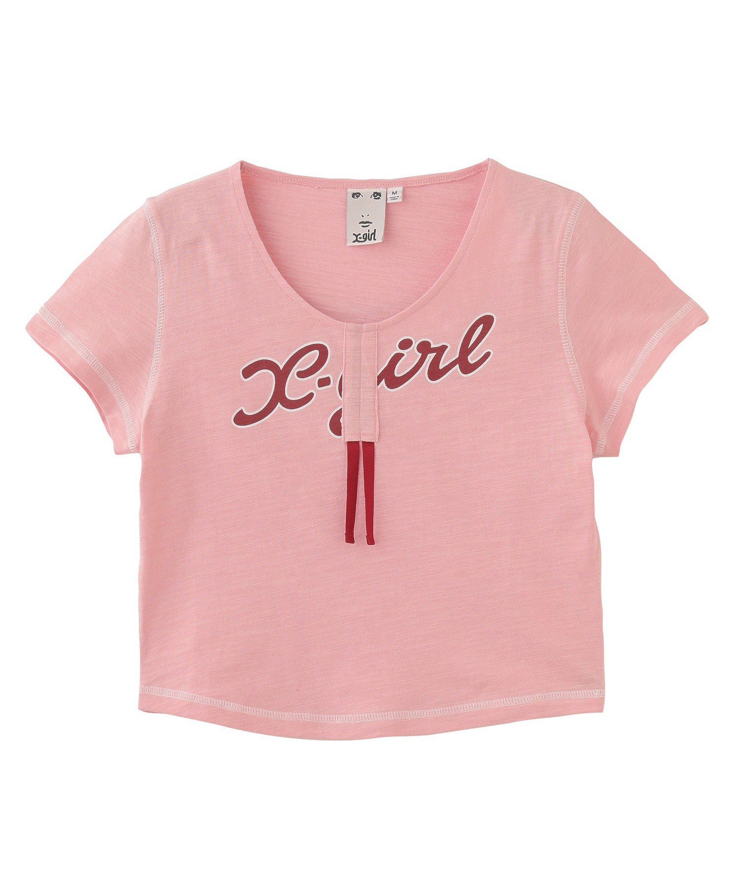 RIBBONED NECK BABY TOP