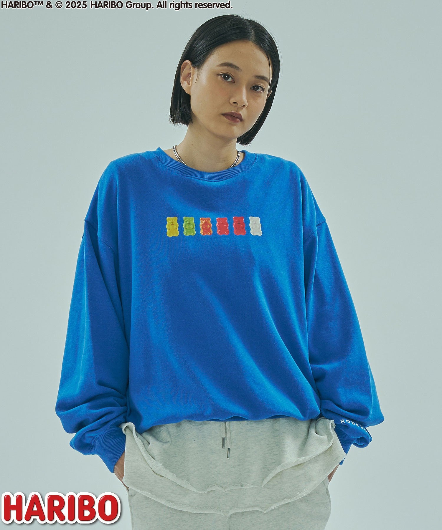 ROSE BUD x HARIBO EMBROIDERY L/S SWEAT