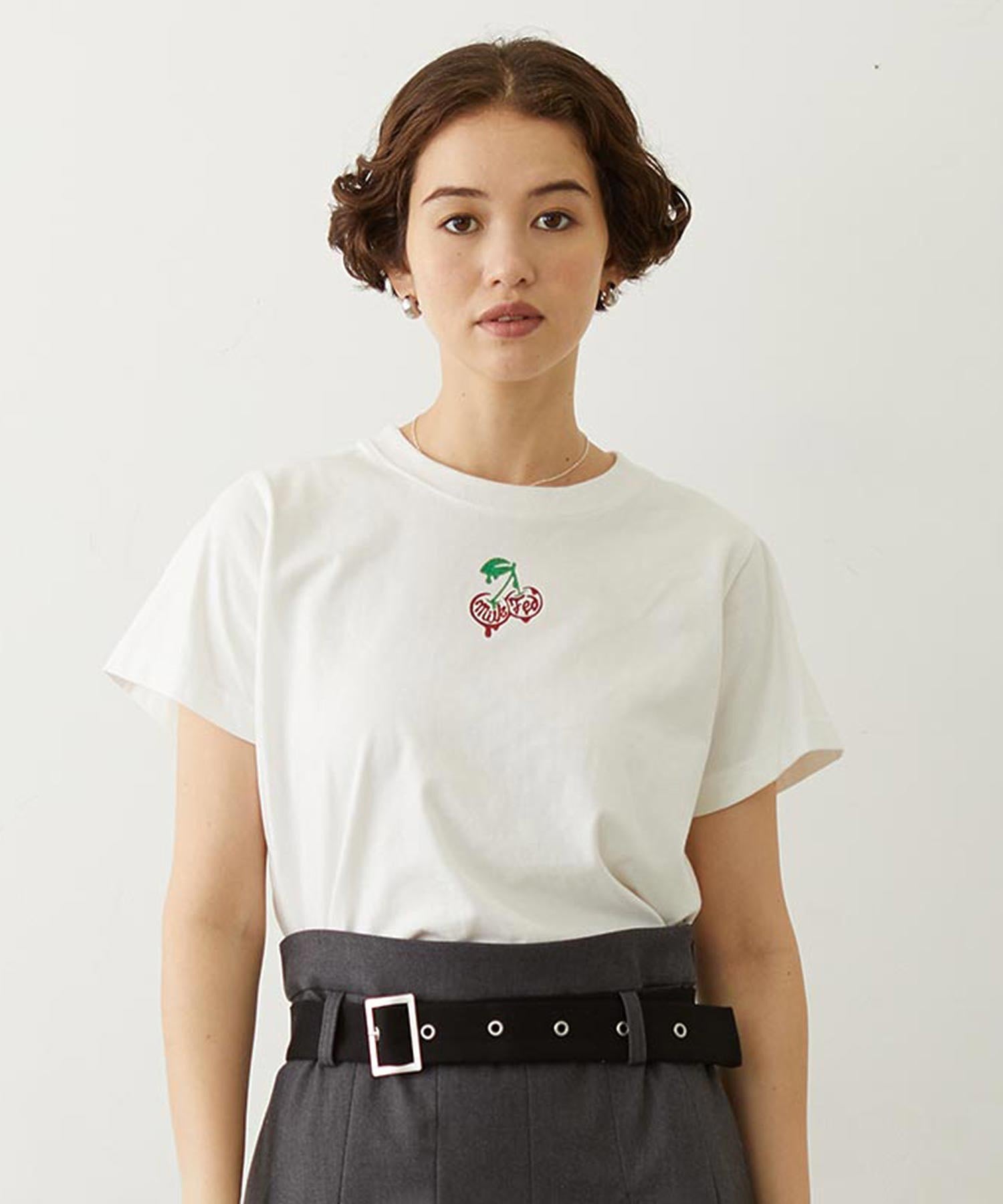 MINI MELTY GLITTER CHERRY COMPACT S/S TEE
