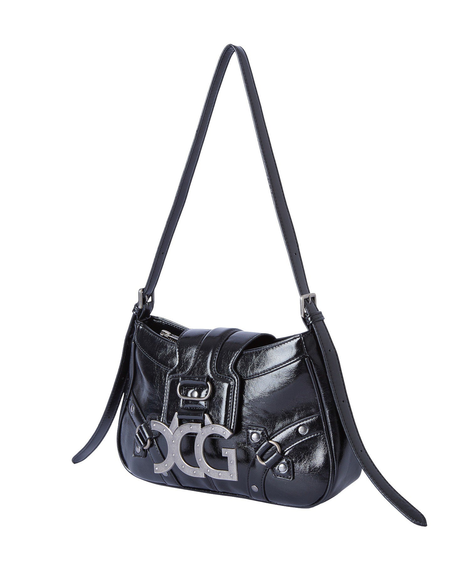 XG LOGO PLATE SHOULDER BAG