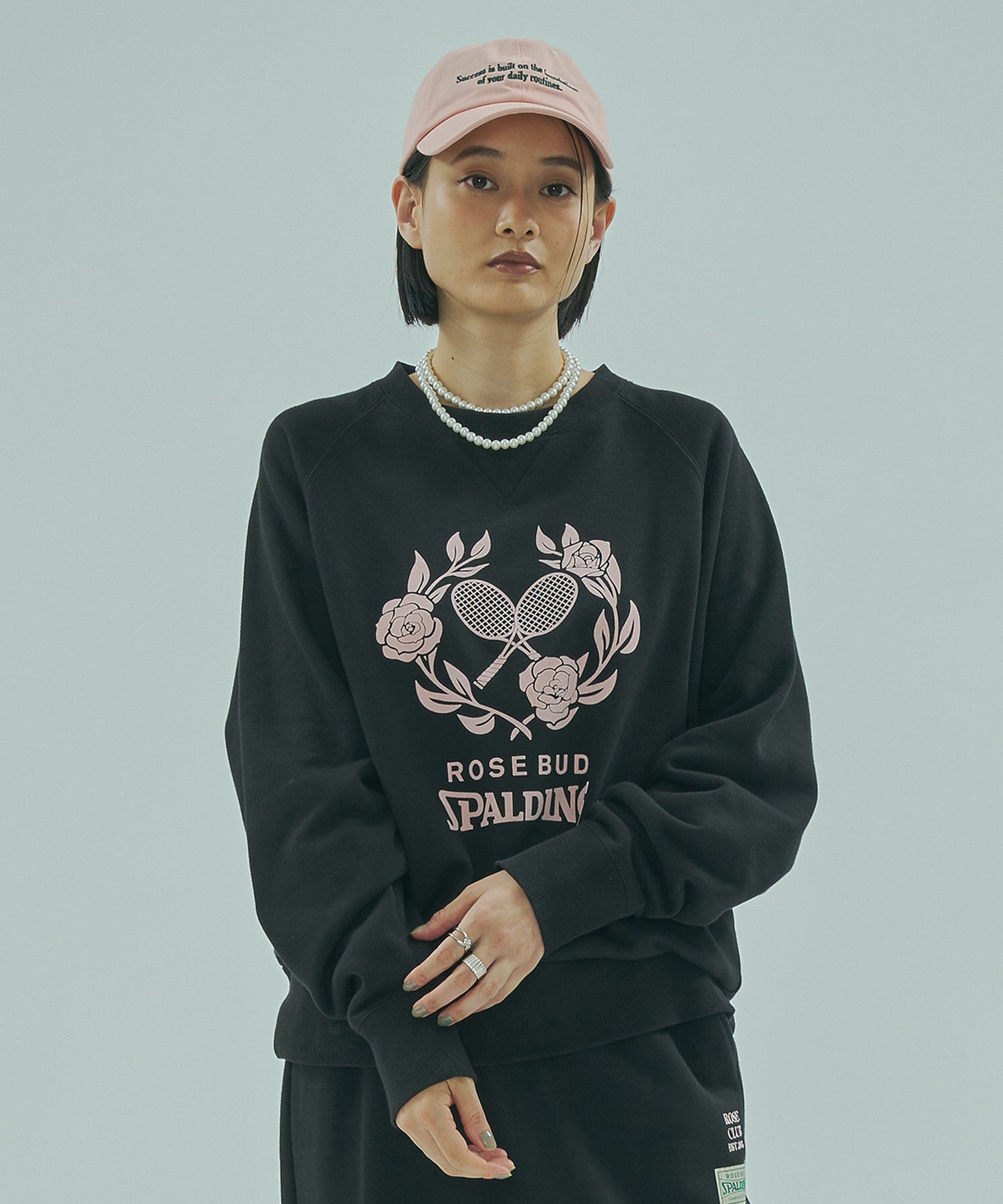 SPALDING x ROSE BUD ATHLETIC CLUB L/S SWEAT