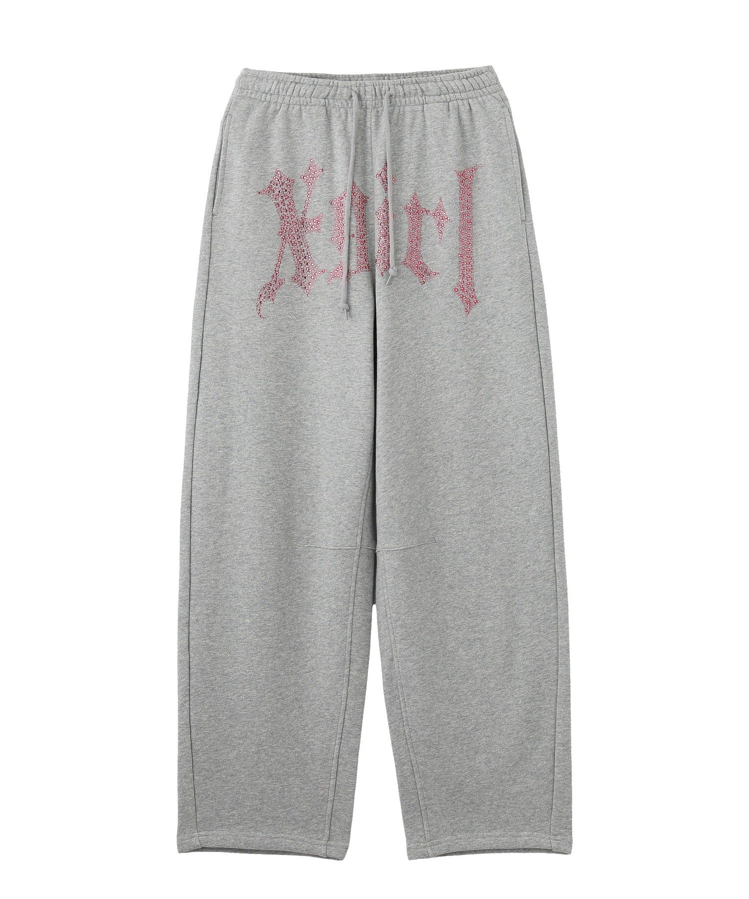 RHINESTONE BLACKLETTER LOGO SWEATPANTS