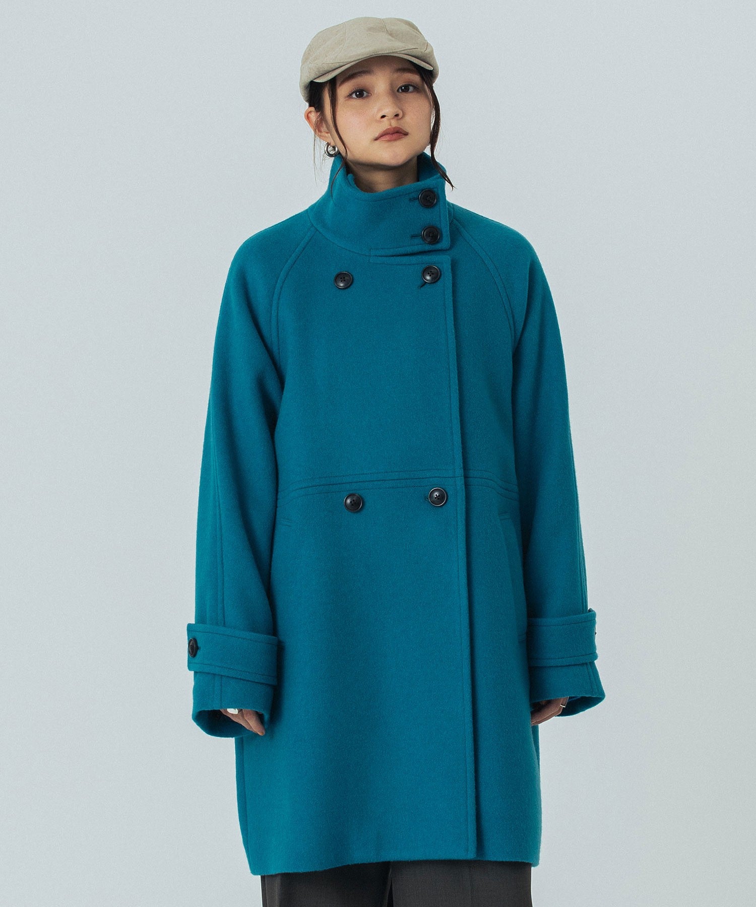STAND COLLAR COAT