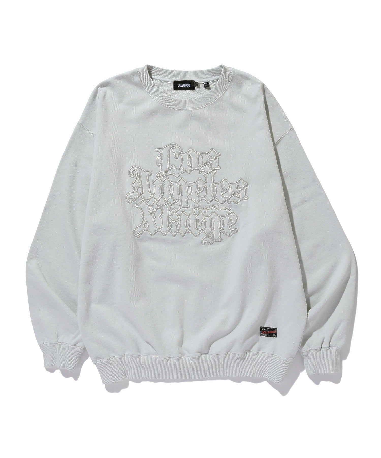 PATCHED OLD ENGLISH CREWNECK SWEATSHIRT