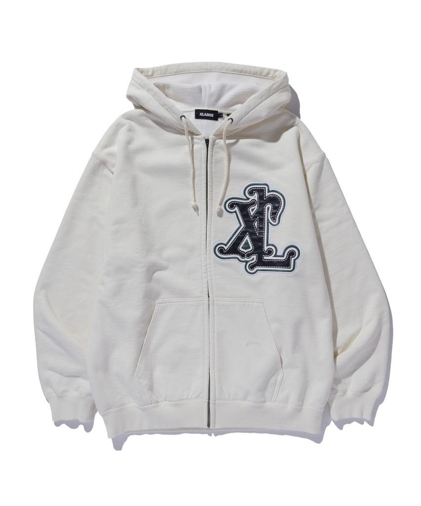 XLARGE / PATCHED THERMAL ZIP UP HOODED SWEATSHIRT – calif（カリフ