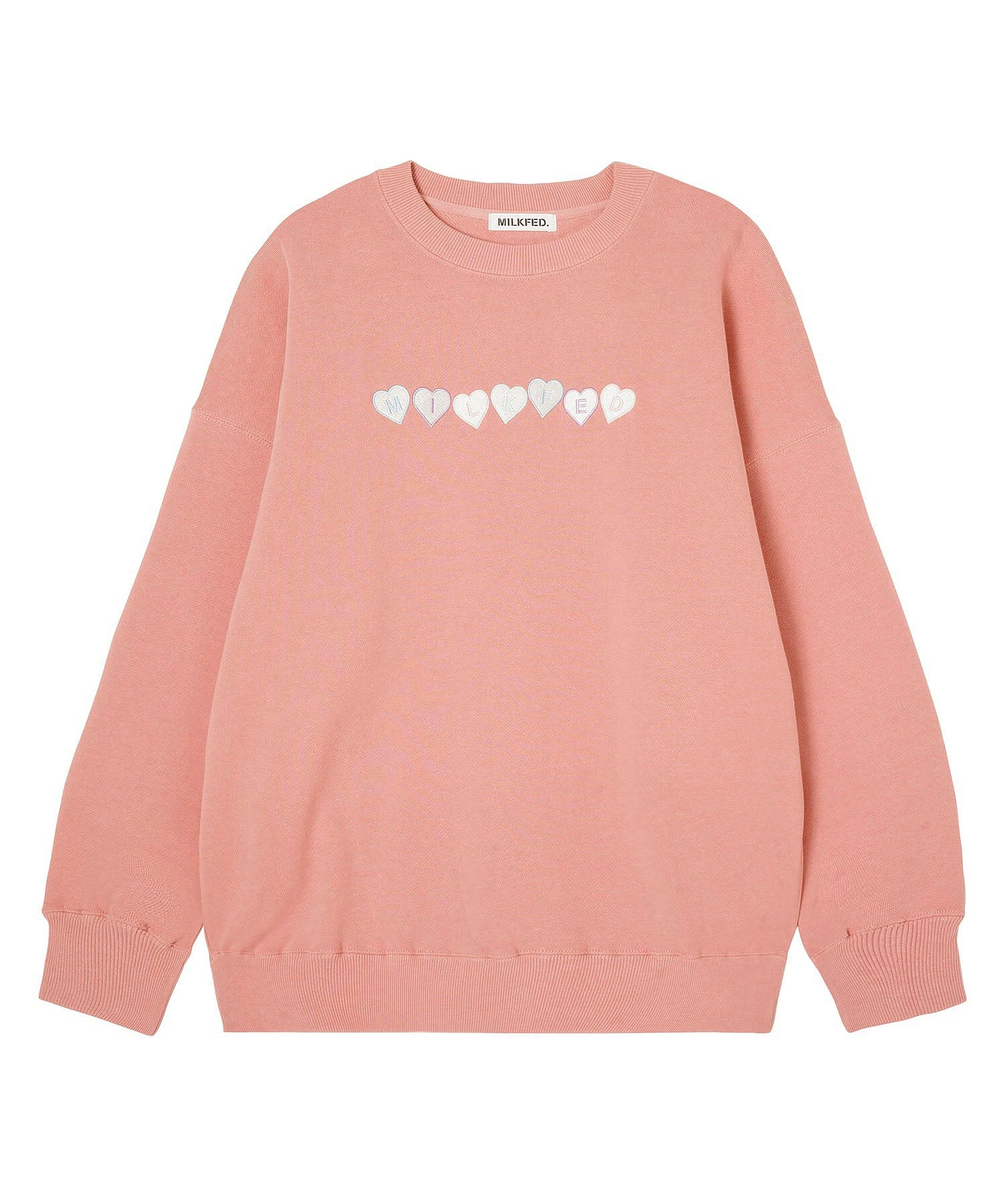 HEART EMBROIDERY BIG SWEAT TOP MILKFED.