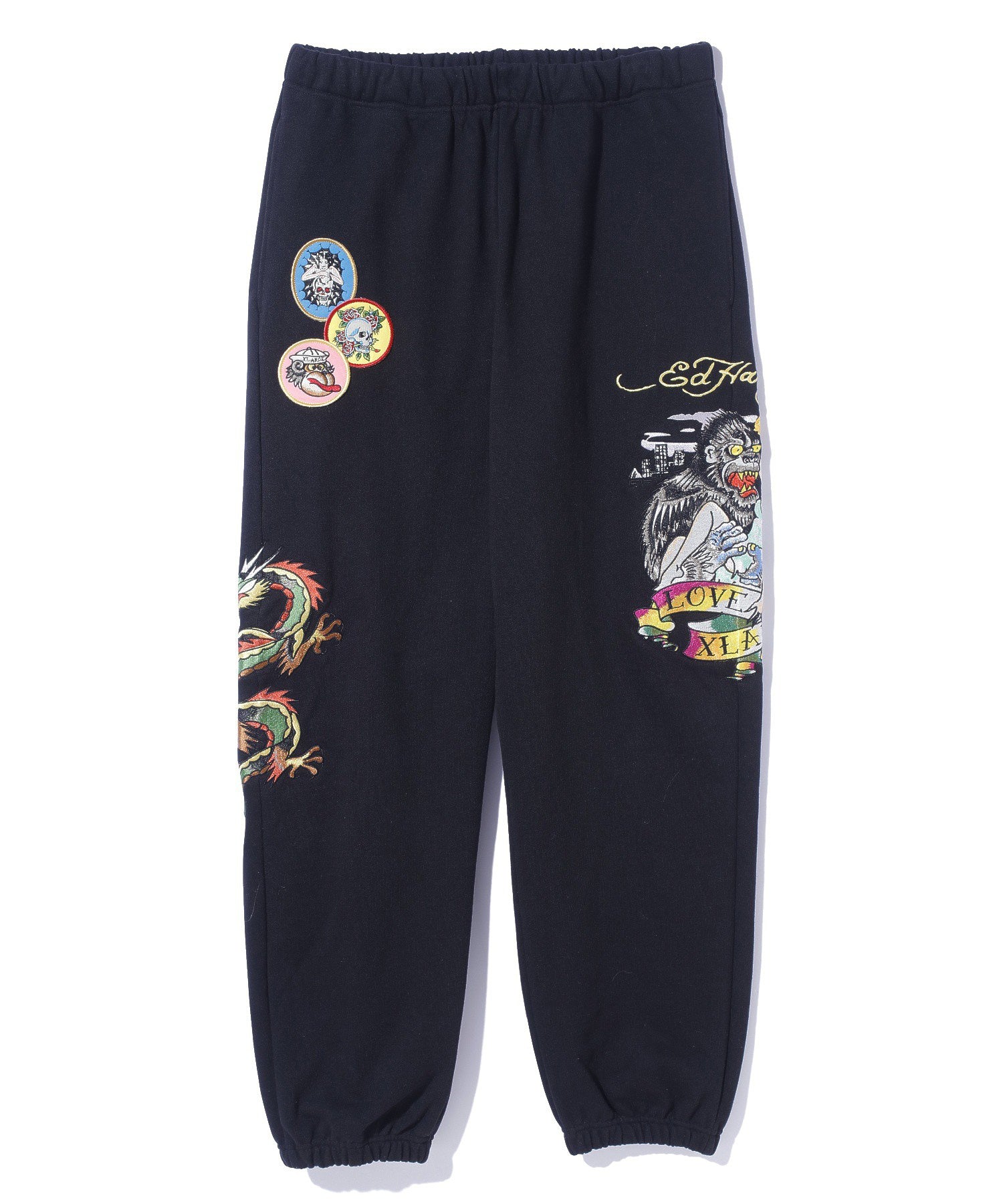 XLARGE×ED HARDY SWEAT PANTS