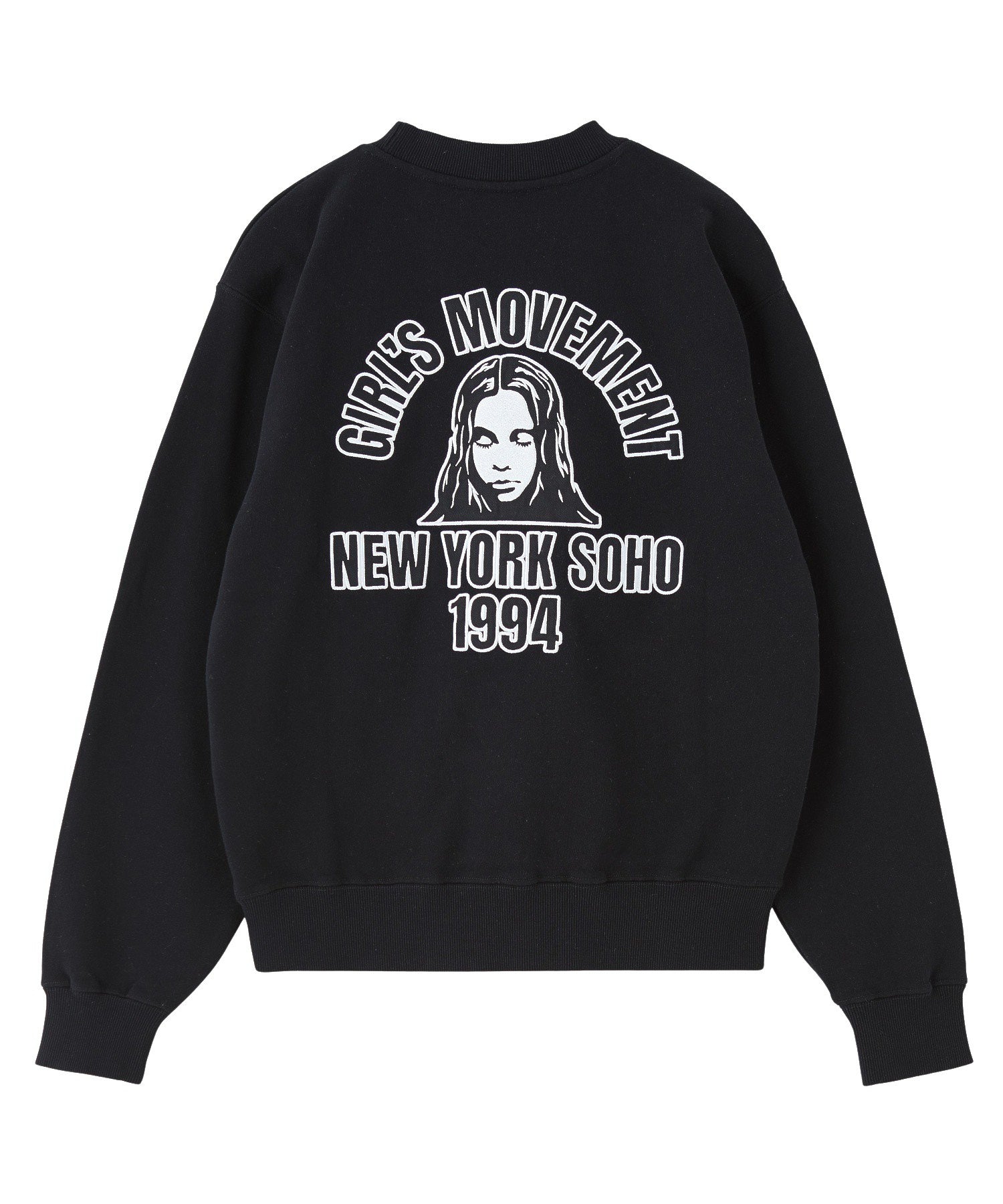 ARCH LOGO AND FACE PATCH SWEATSHIRT