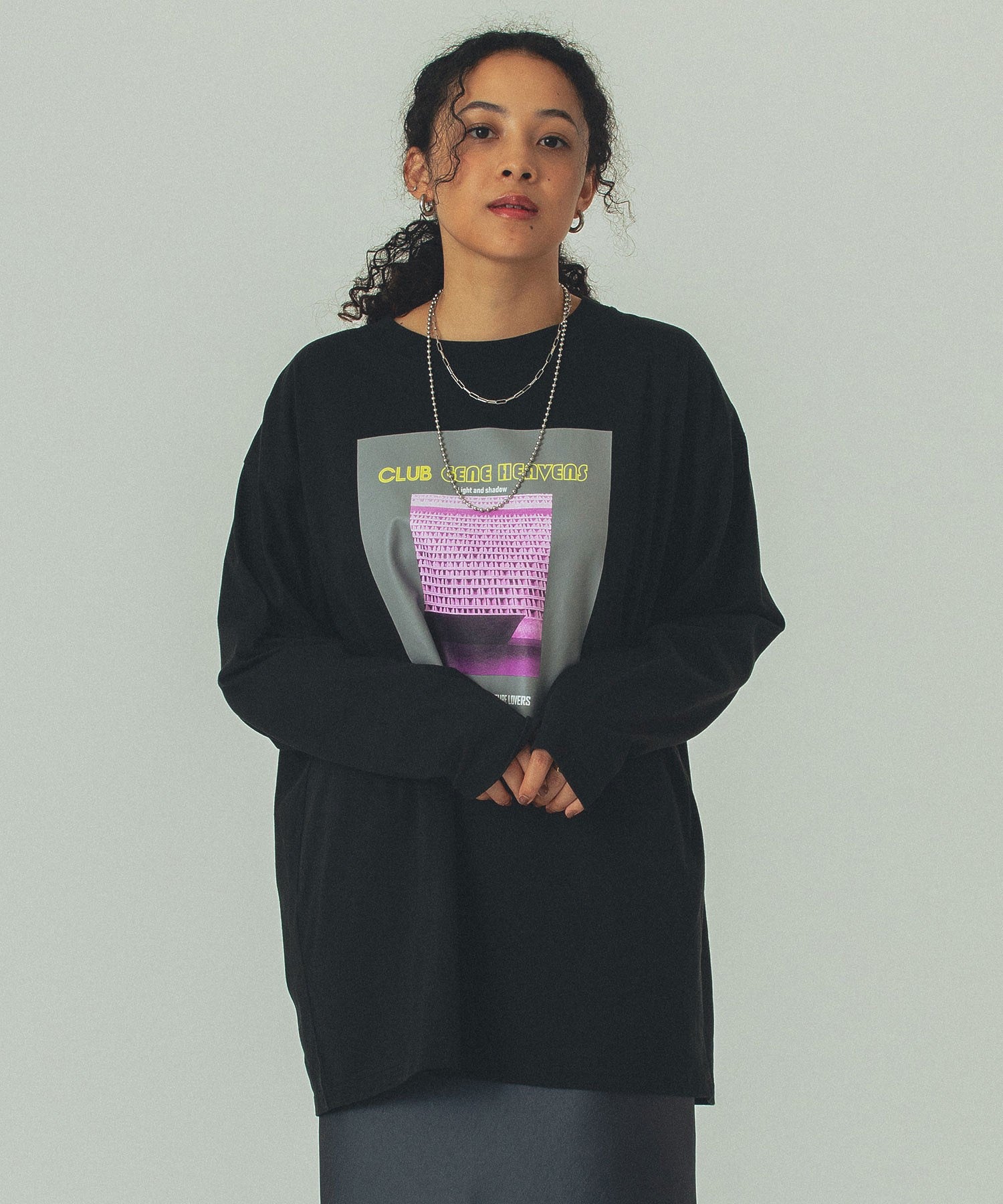 GENE HEAVENS/PHOTO LONG SLEEVE TEE