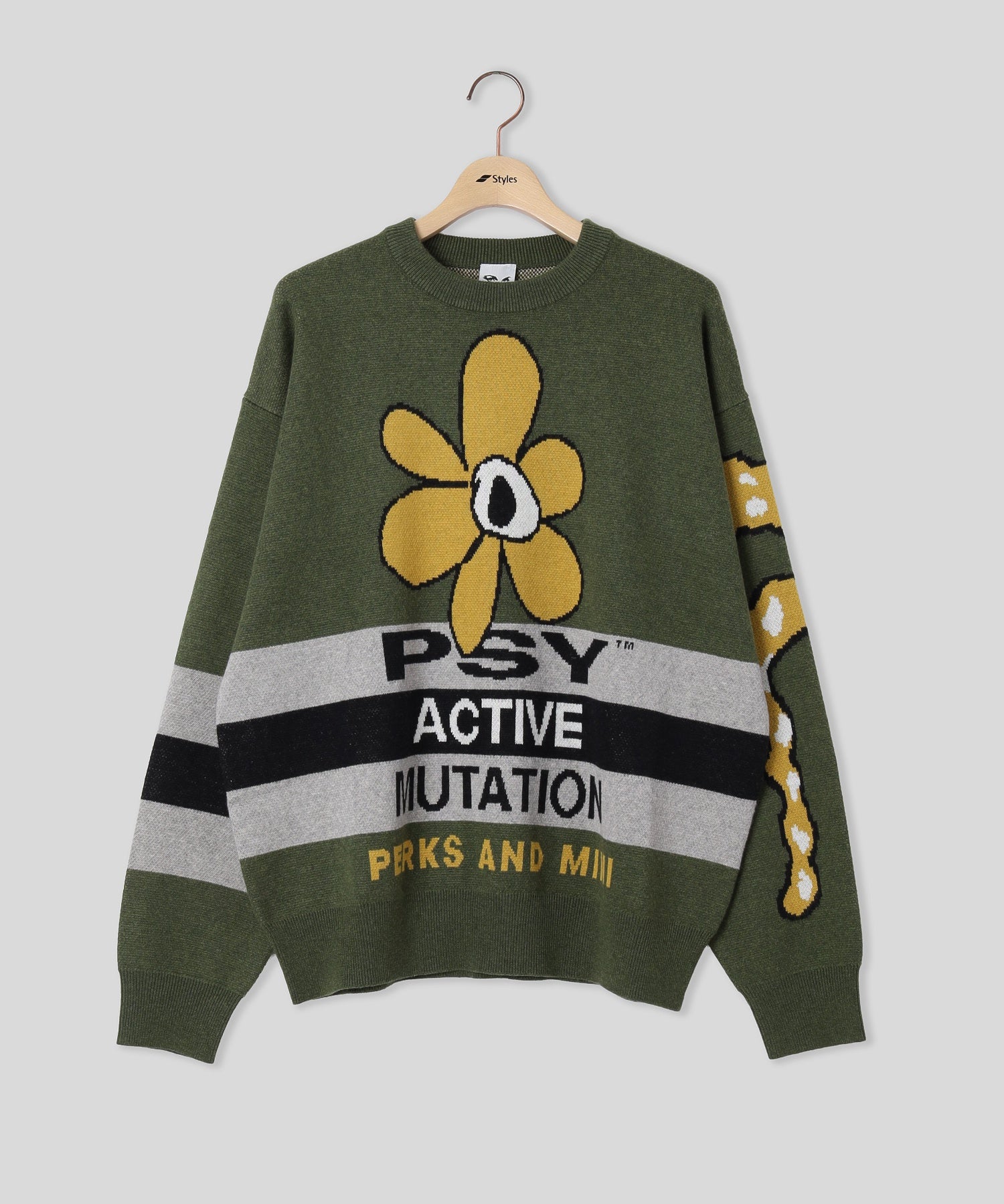 PERKS AND MINI/パークスアンドミニ/WORLD MELT KNIT CREWNECK 8645