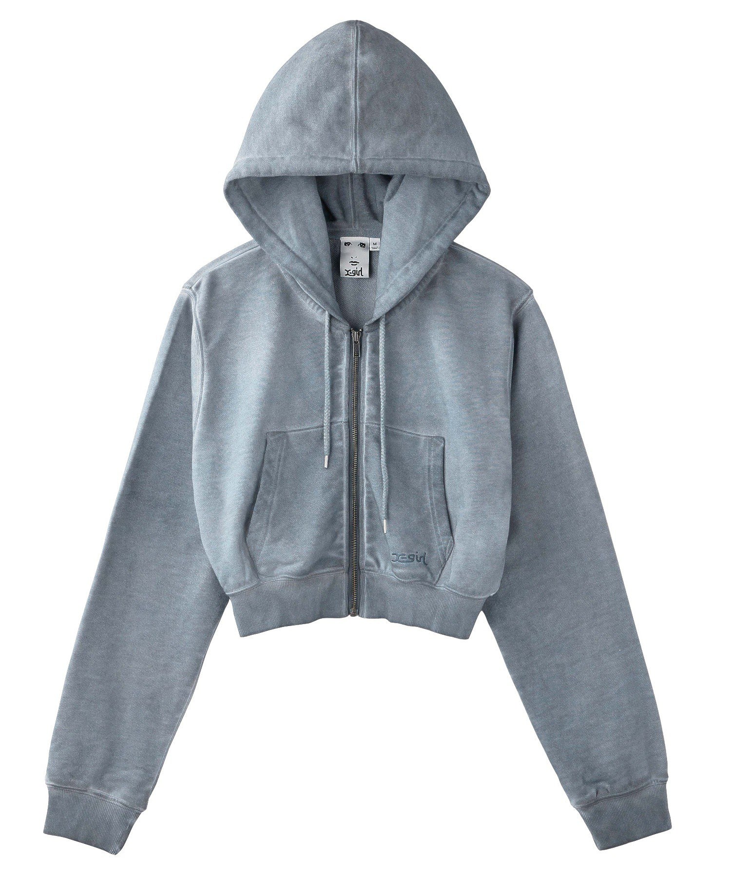 FADED COMPACT ZIP UP HOODIE