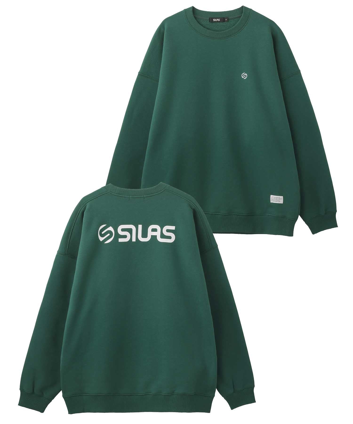 CHEST LOGO BASIC WIDE SWEATSHIRT SILAS