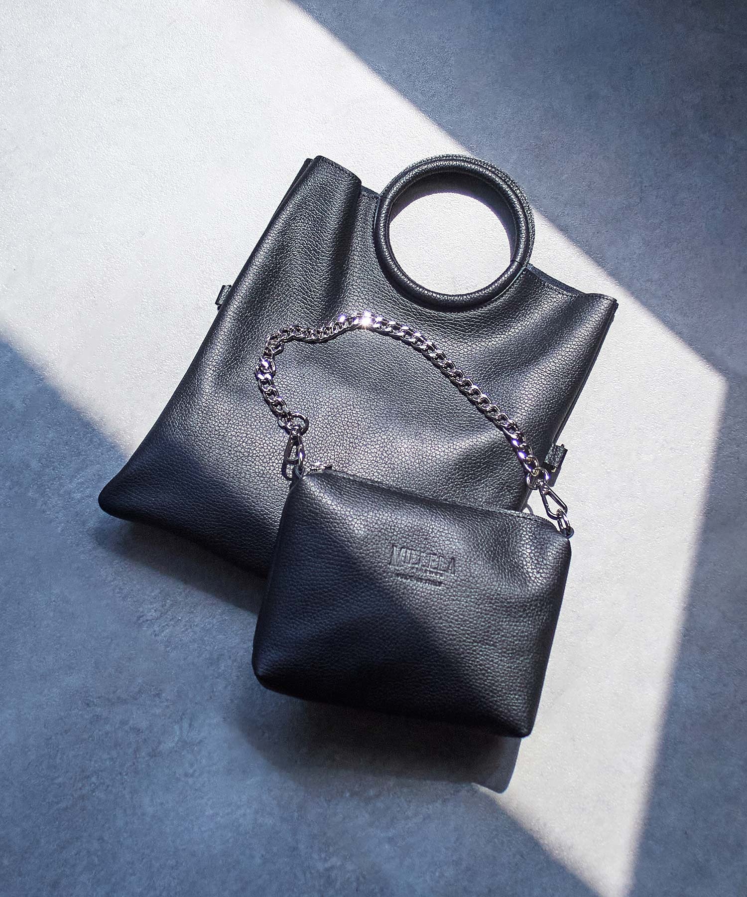 MILLELA FIRENZE/CIRCLE HANDLE SHOLDER BAG