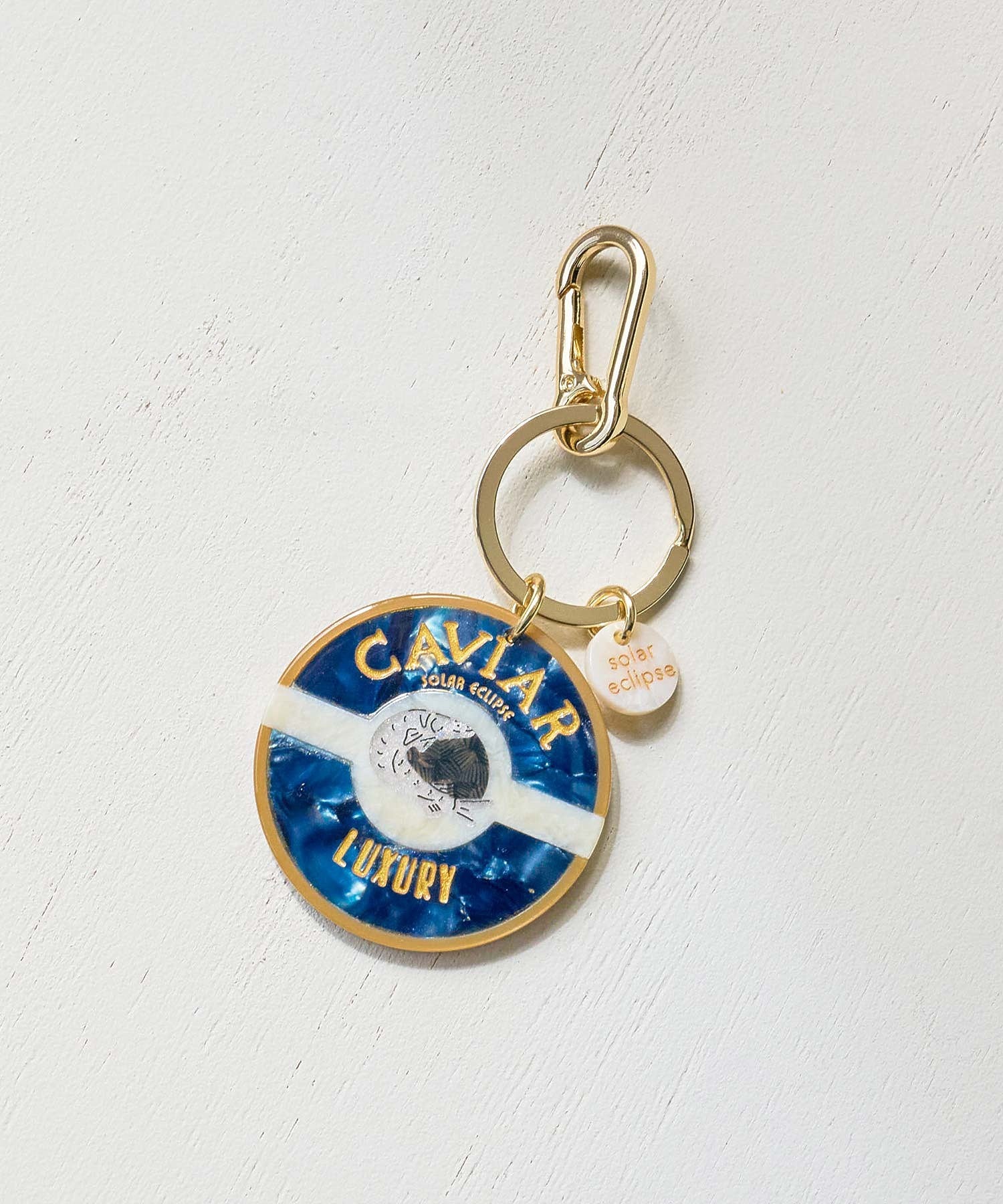 SOLAR ECLIPSE/HAND-PAINTED BAG CHARM