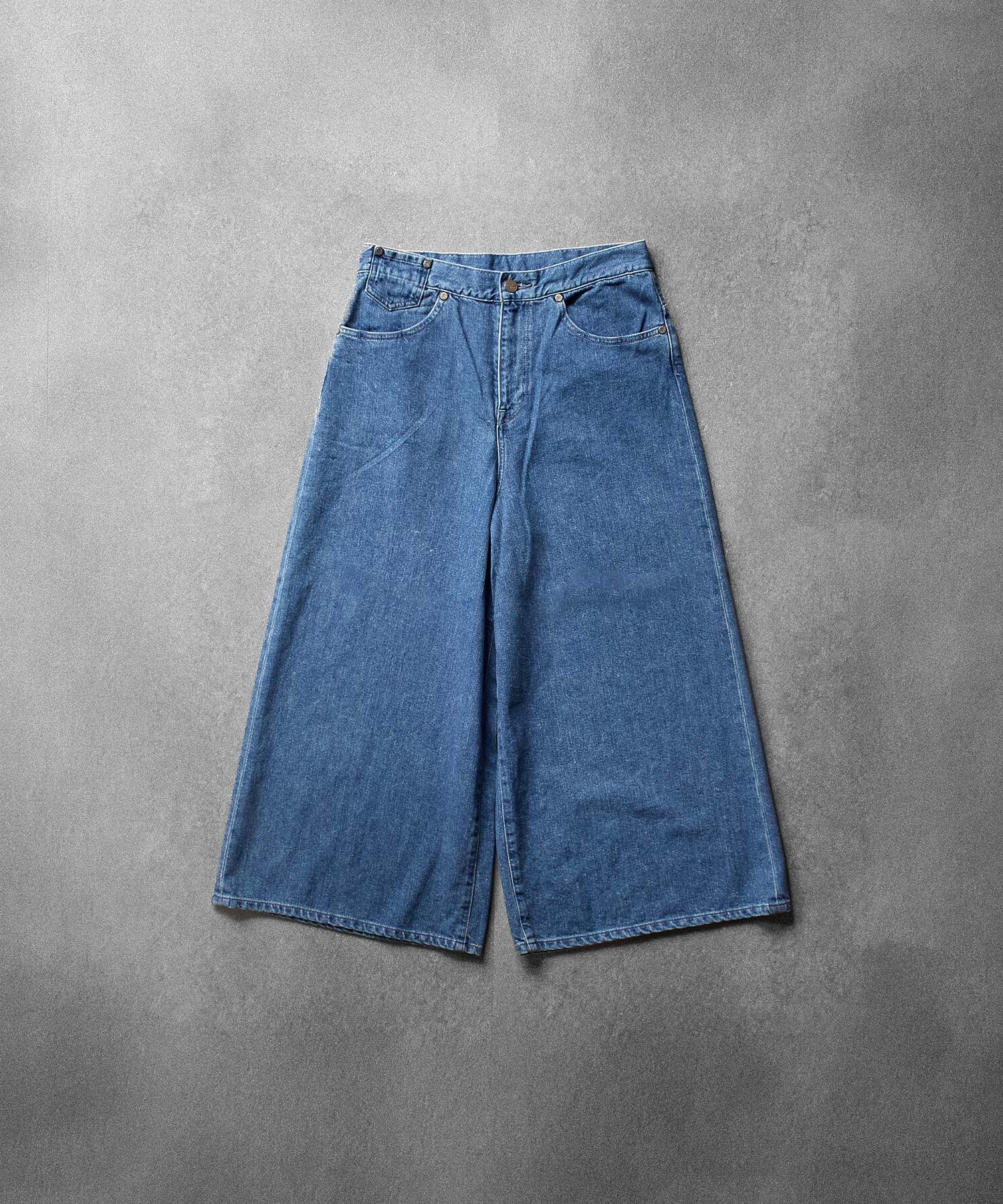 AUTHEN/SILKNIZED DENIM WIDE CROPPED PANT