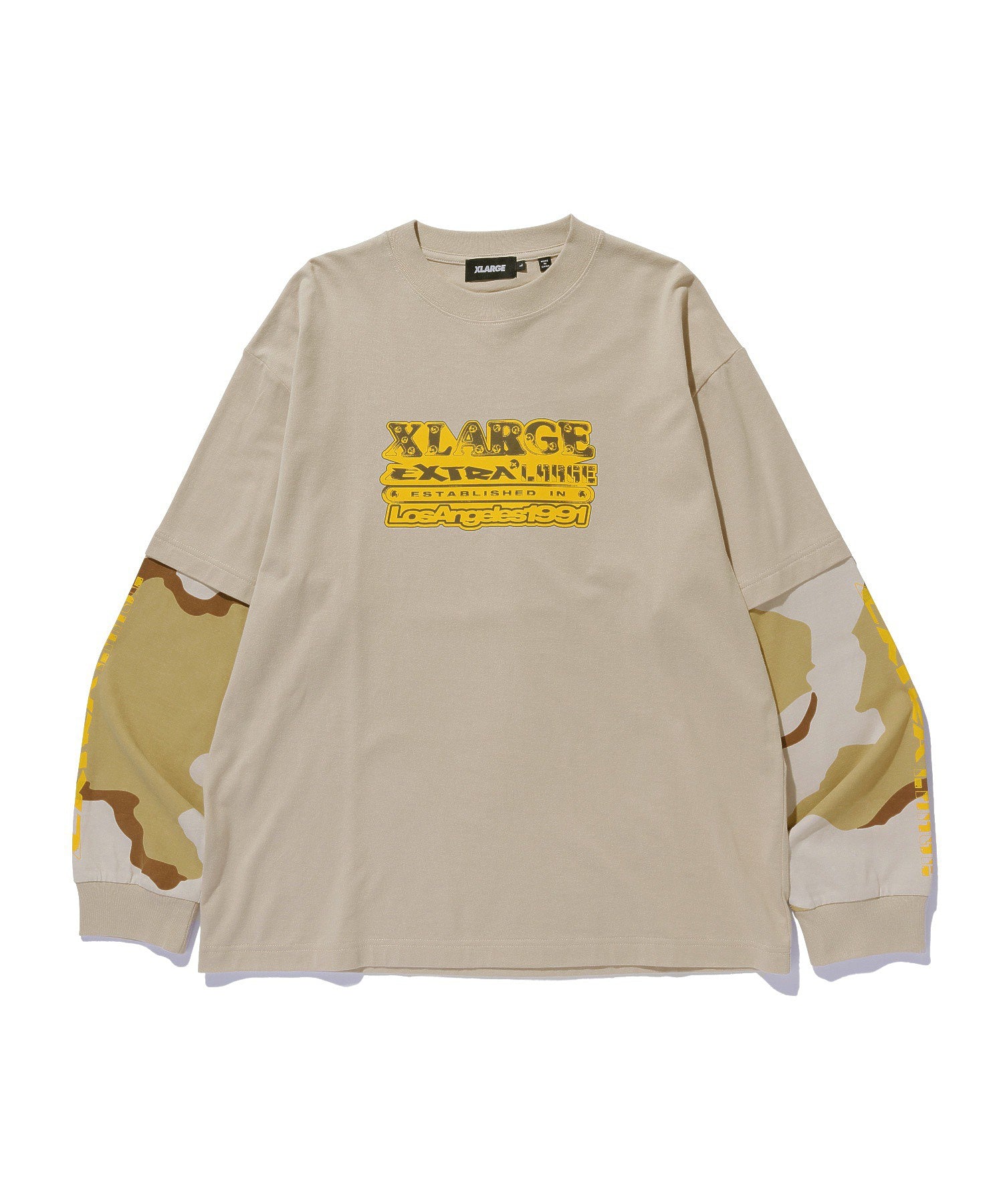 EXTRALARGE LAYERED L/S TEE