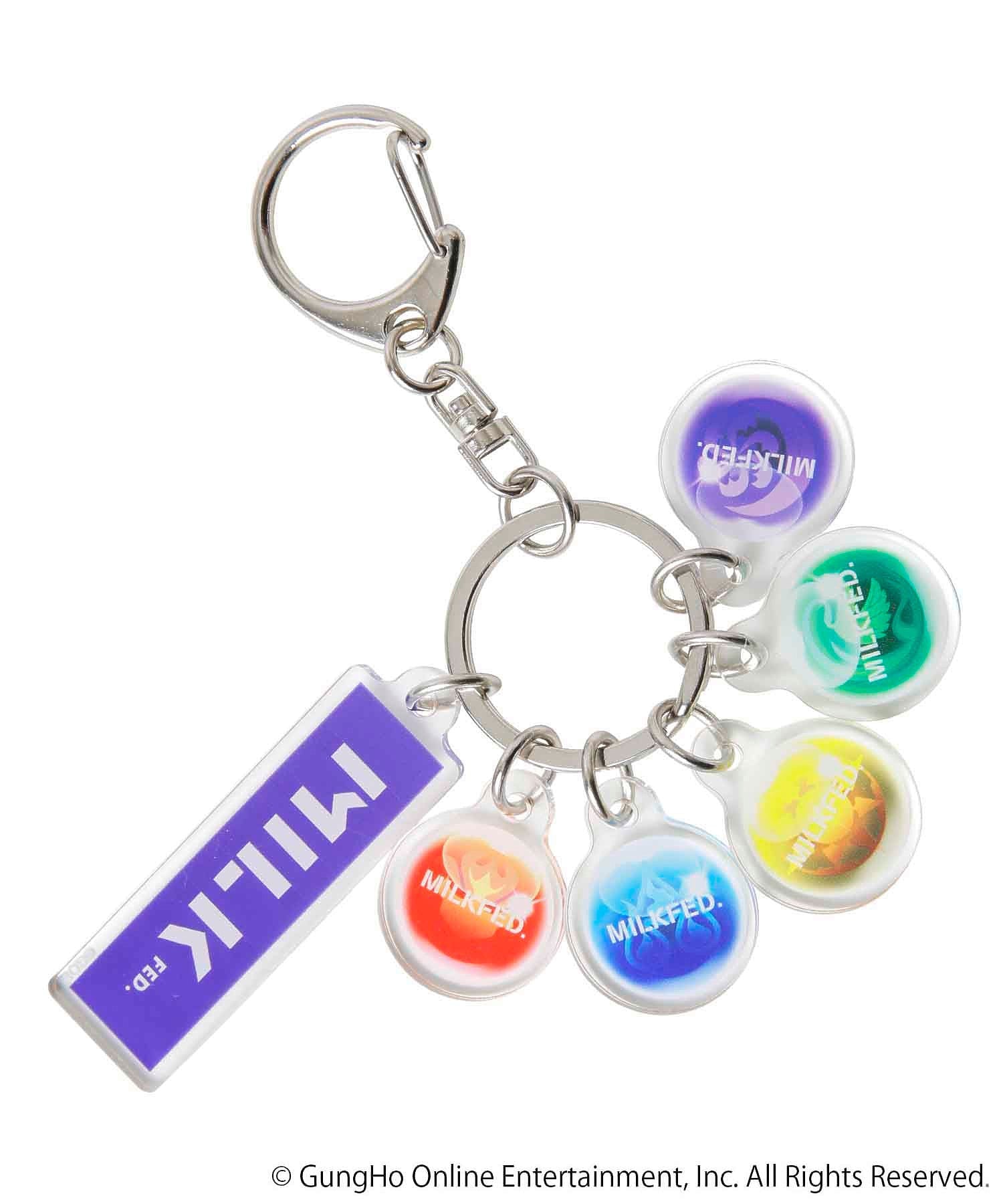 MILKFED. x PUZZLE AND DRAGONS DROP KEY CHAIN