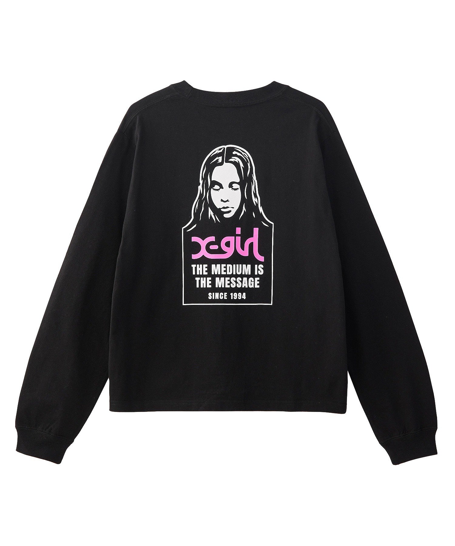 MESSAGE AND FACE L/S TEE