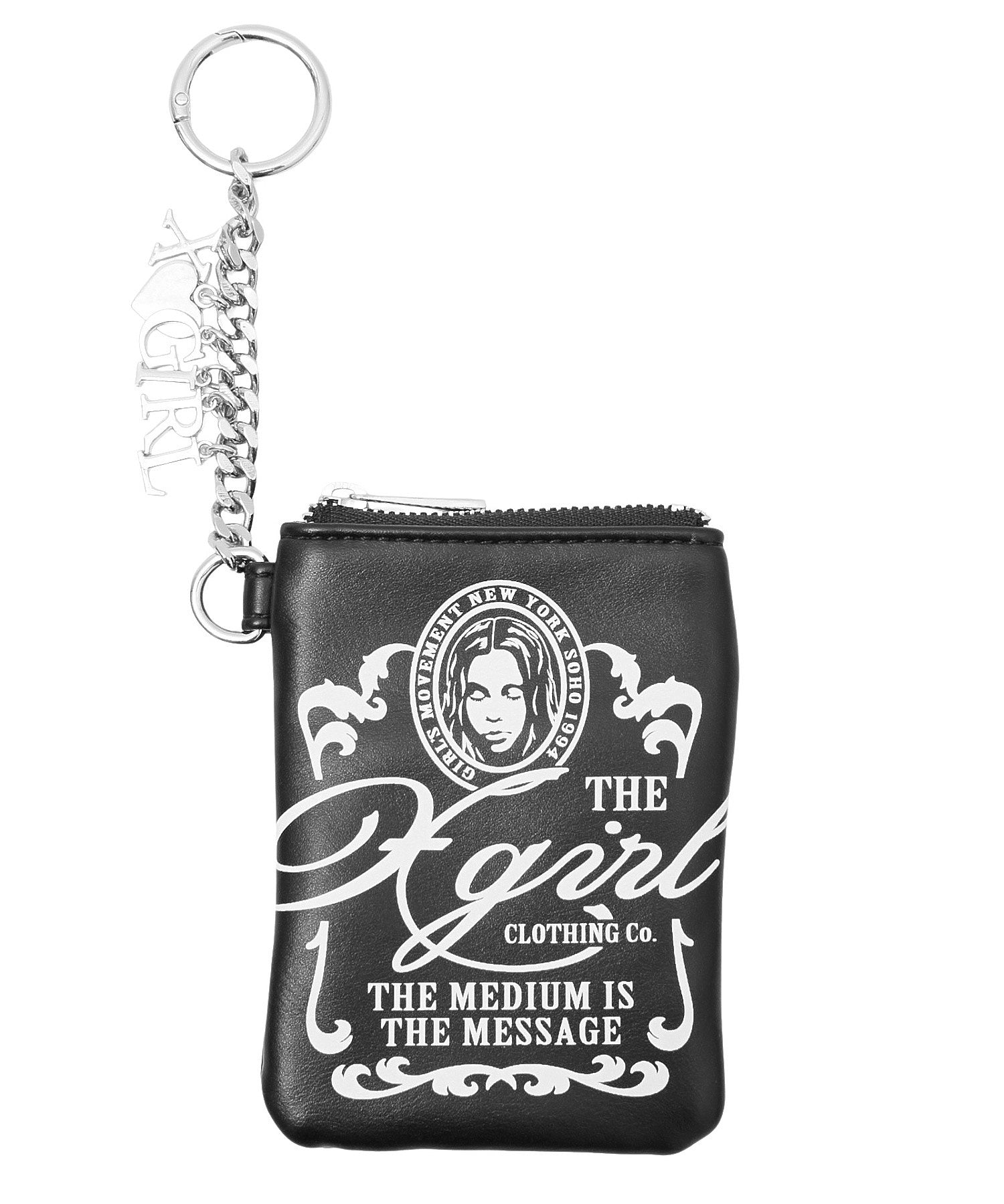 FAUX LEATHER FACE COIN CASE
