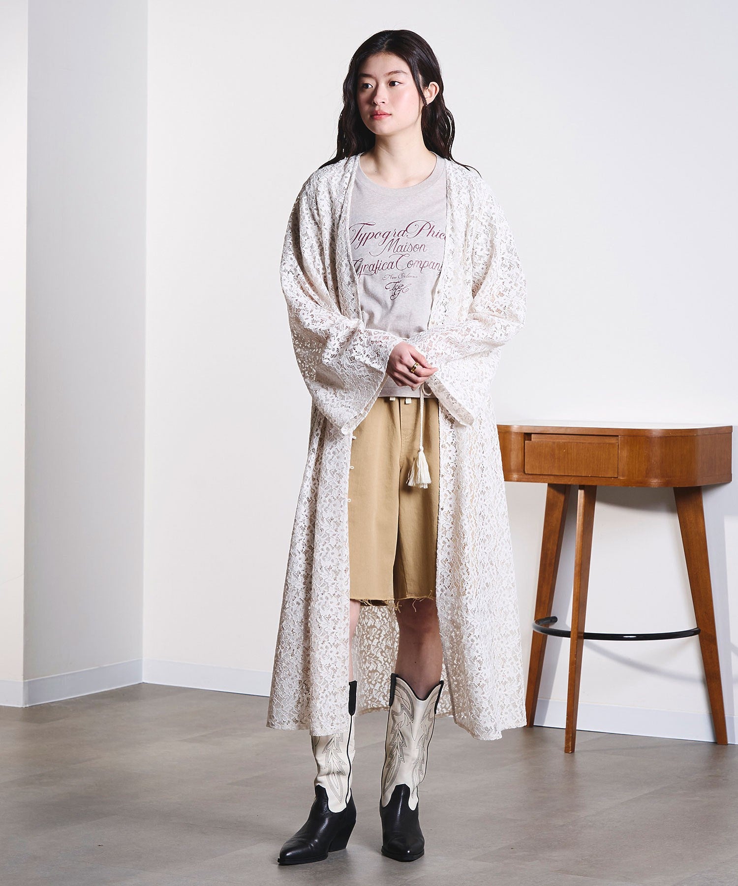 model:171cm 着用サイズ:ONE SIZE