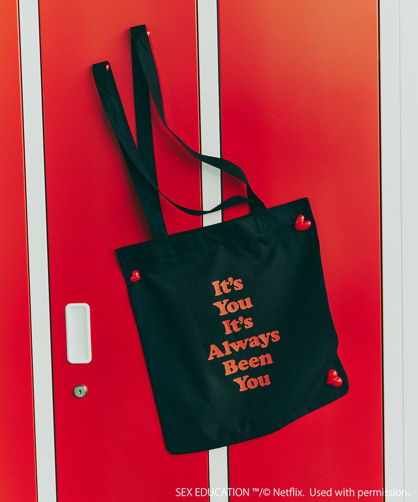 Netflix Series 'SEX EDUCATION' × ROSE BUD/MESSAGE LOGO TOTE BAG