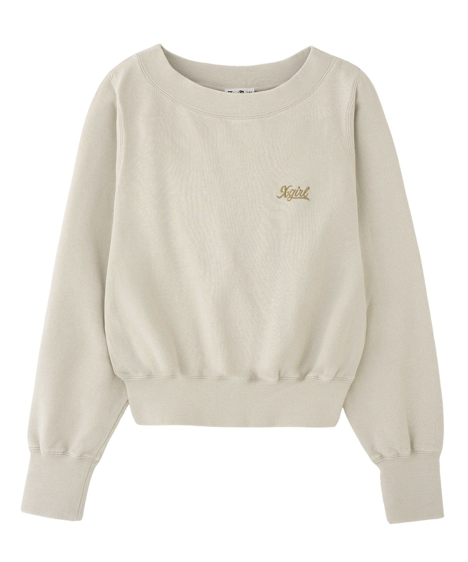 WIDE NECK SWEAT TOP