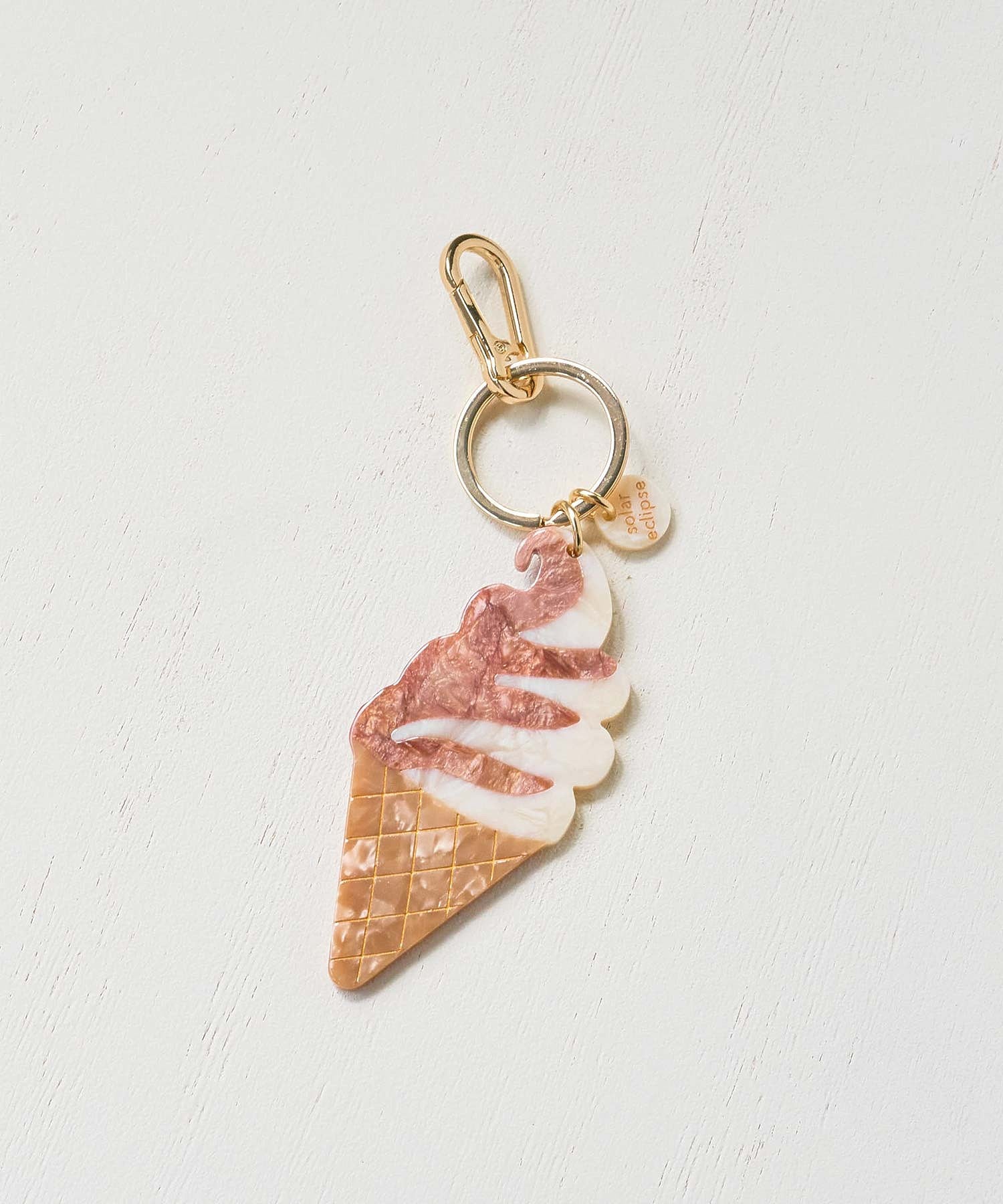SOLAR ECLIPSE/HAND-PAINTED BAG CHARM
