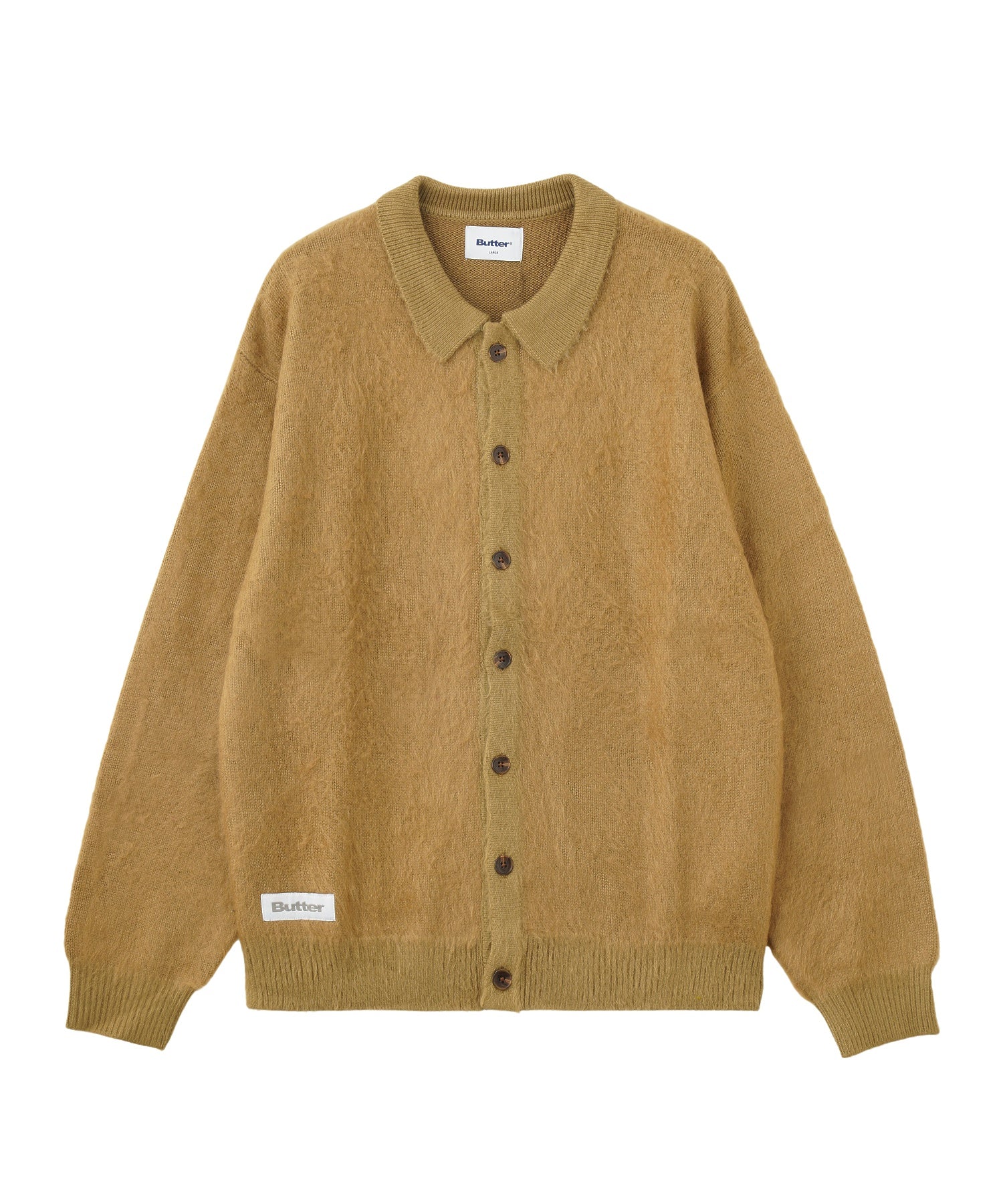 BUTTER/バター/Mohair Button Up Knitted Shirt