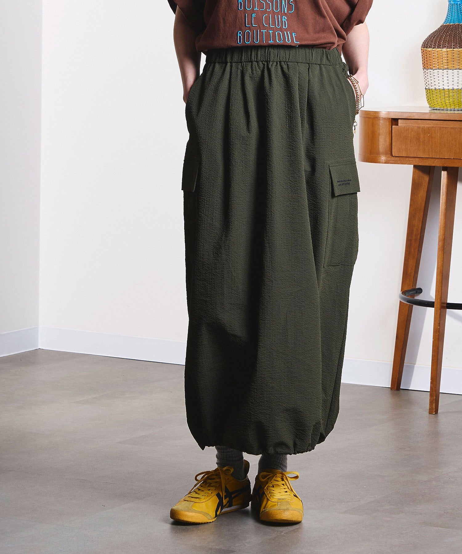 GENE HEAVENS x THOUSAND MILE/CARGO POCKET MAXI SKIRT