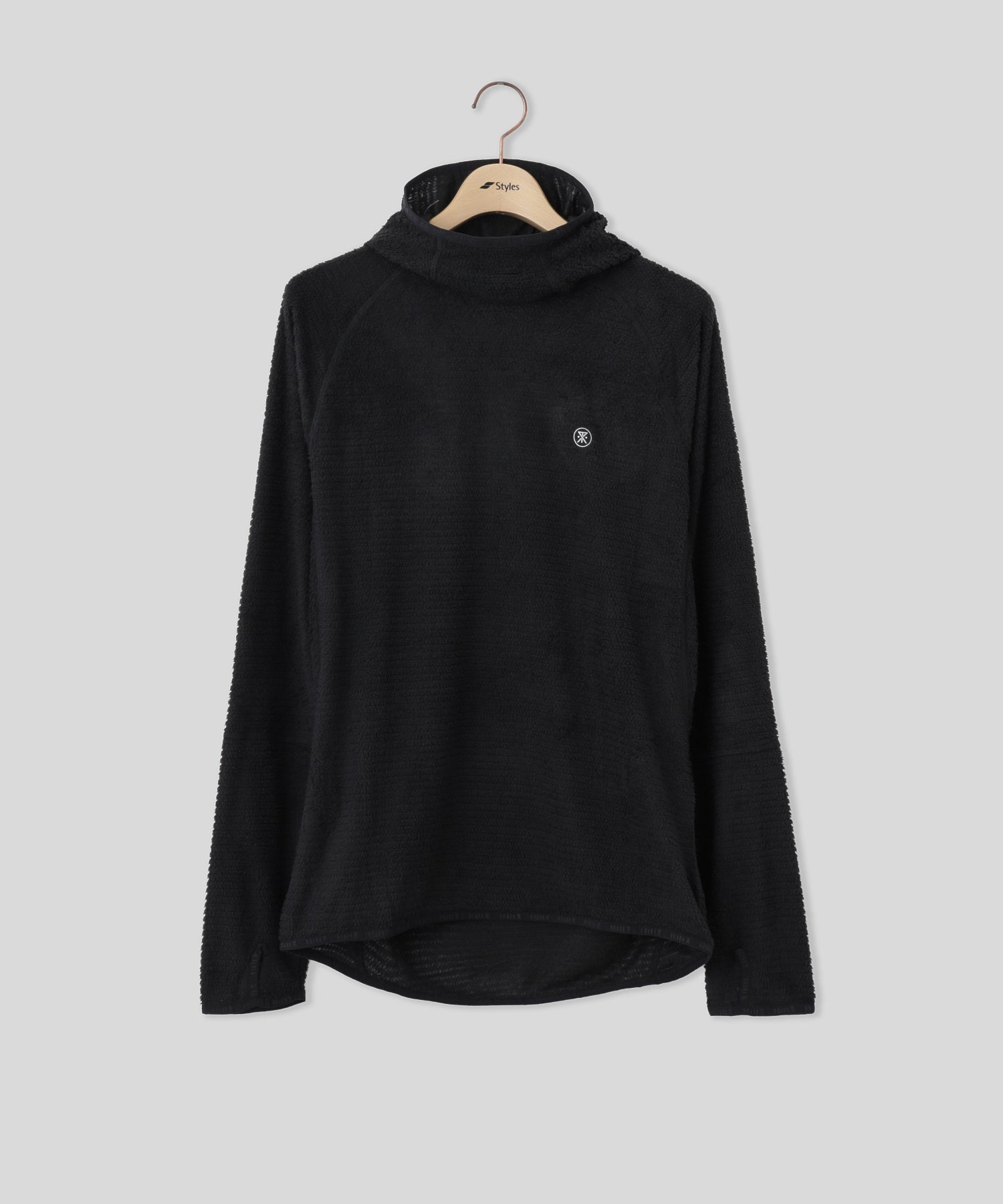 RUN AMOK/ランアモック/PRIMALOFT EVOLVE HOODIE RK468-BLK