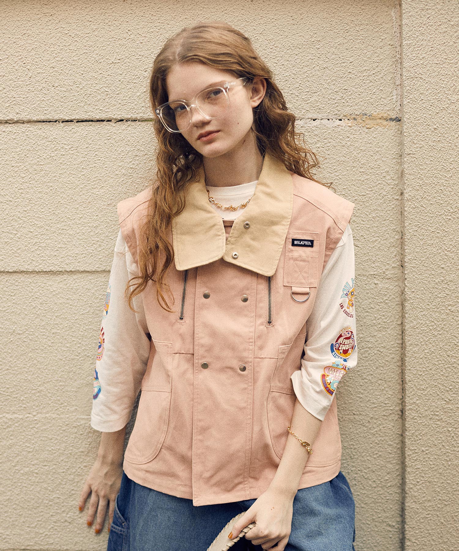 ※画像の商品はサンプルとなります。実際の商品は左胸部分のDカンサイズが画像よりも小さく変更になります。