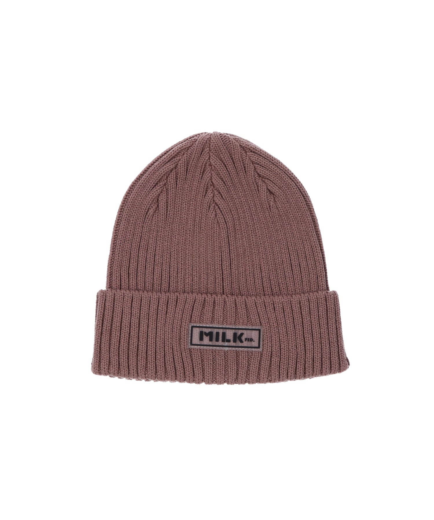 RUBBER PATCH KNIT CAP