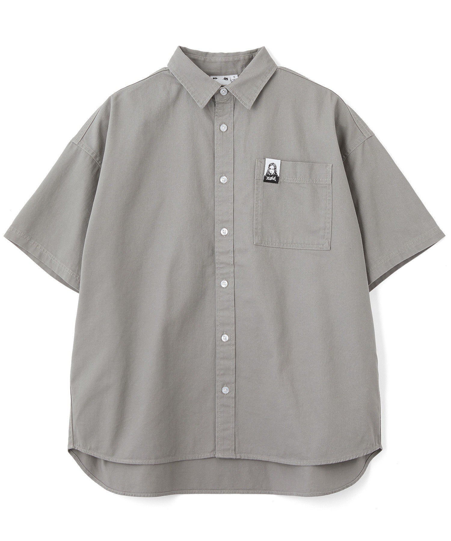 FADED FACE LABEL S/S SHIRT