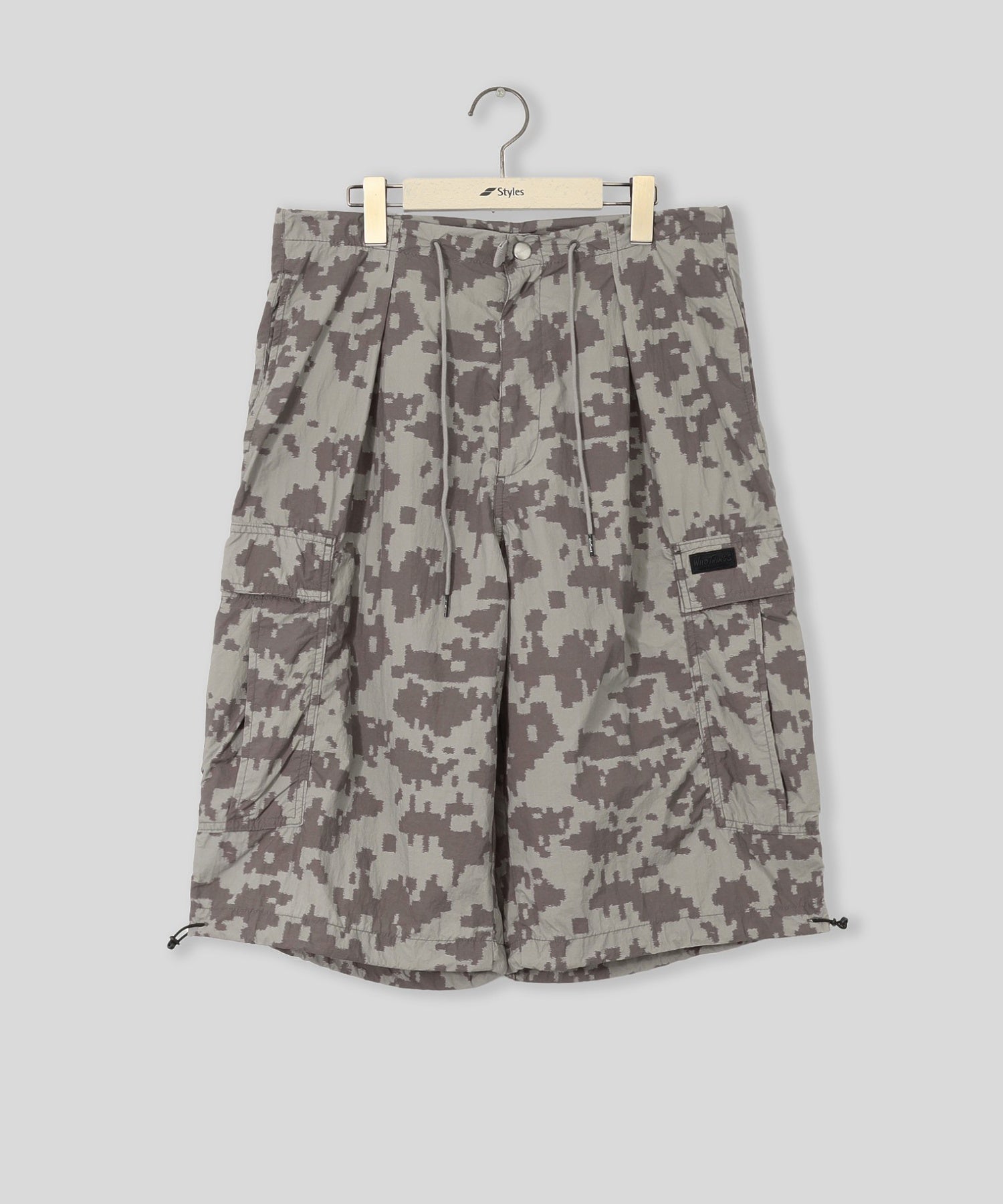 WILDTHINGS/ワイルドシングス/DOUBLE DYED NYLON CARGO SHORTS WT26011AD