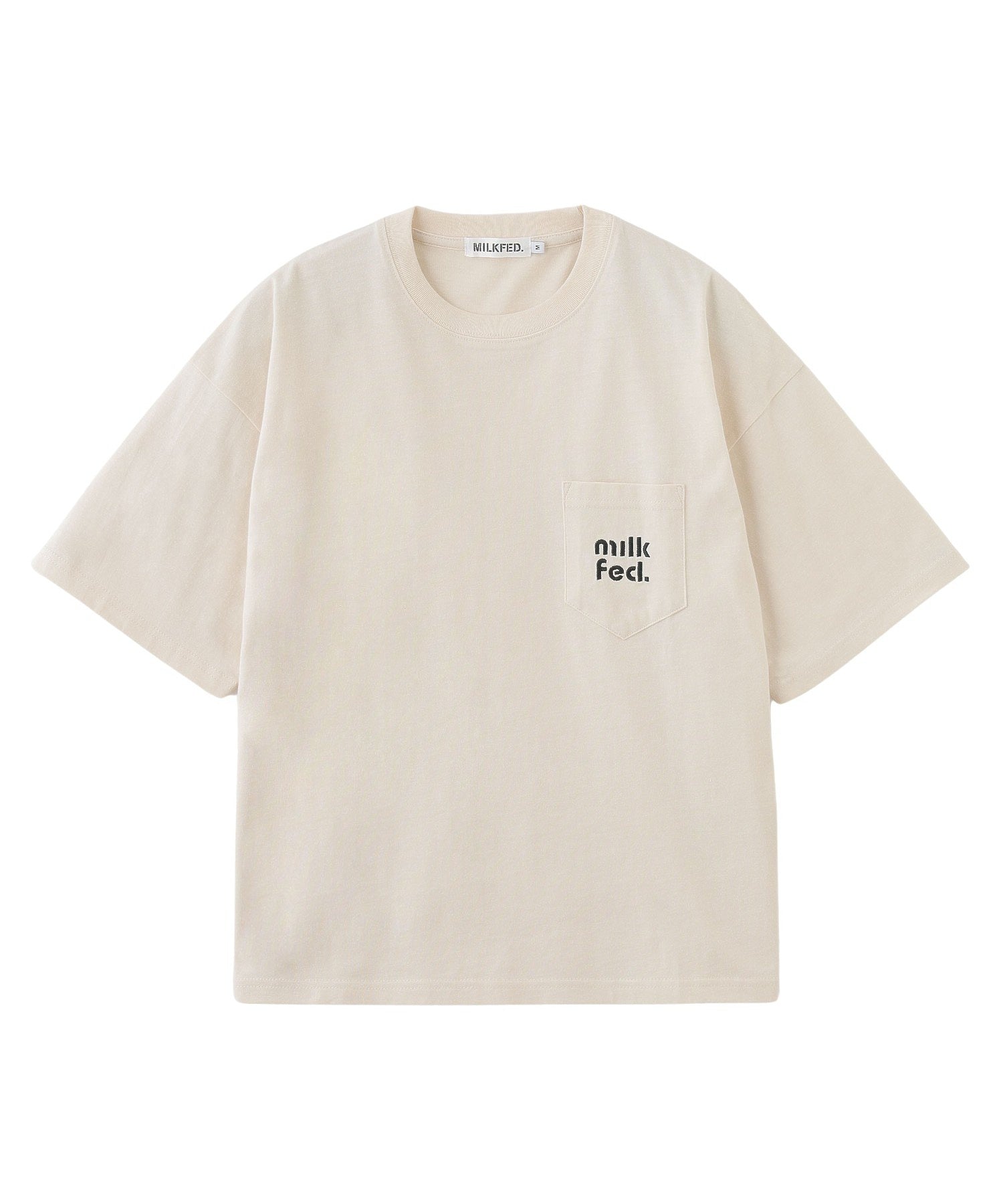 CUT OUT LOGO POCKET WIDE S/S TEE