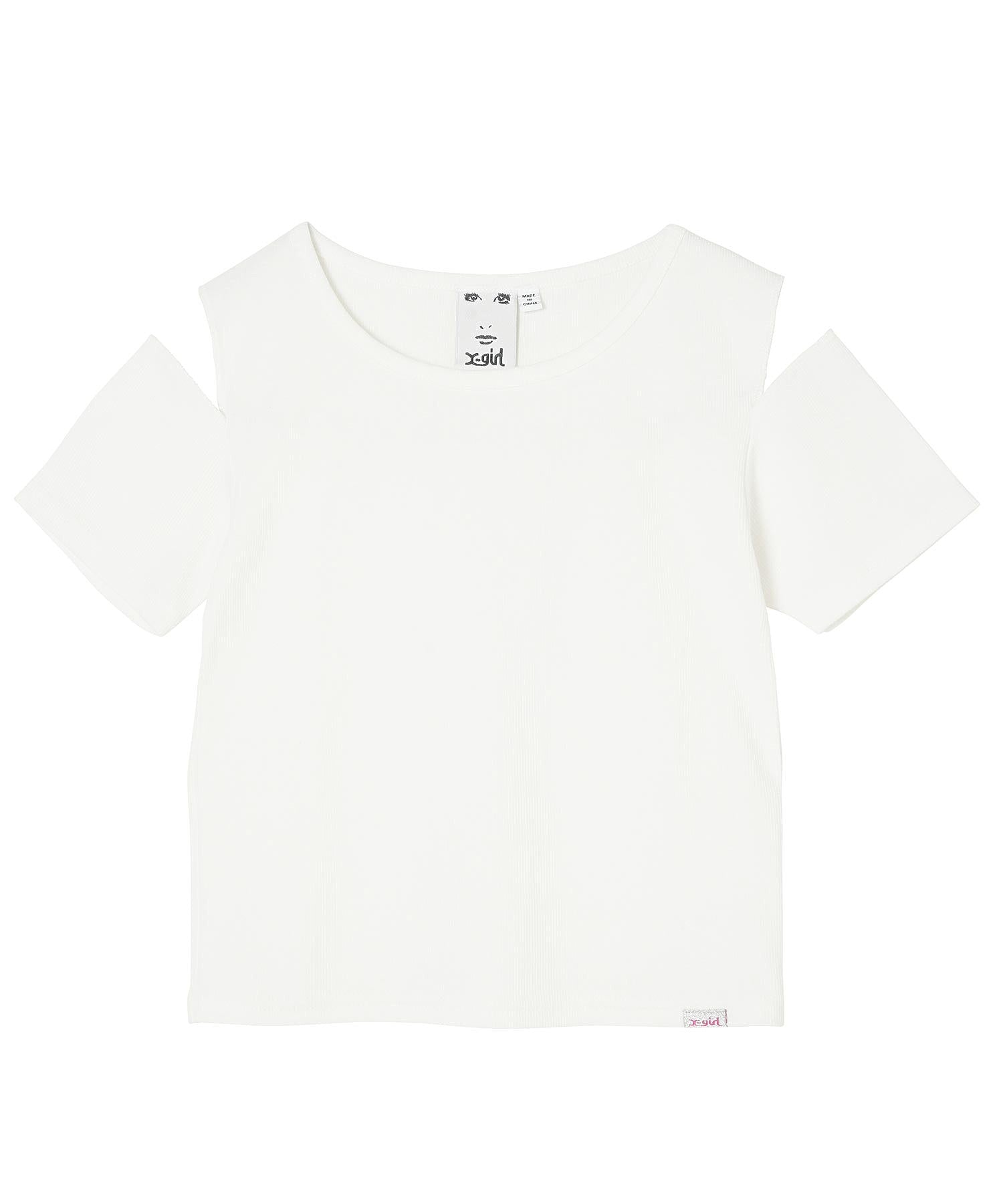 CUT OUT SHOULDER S/S TOP X-girl