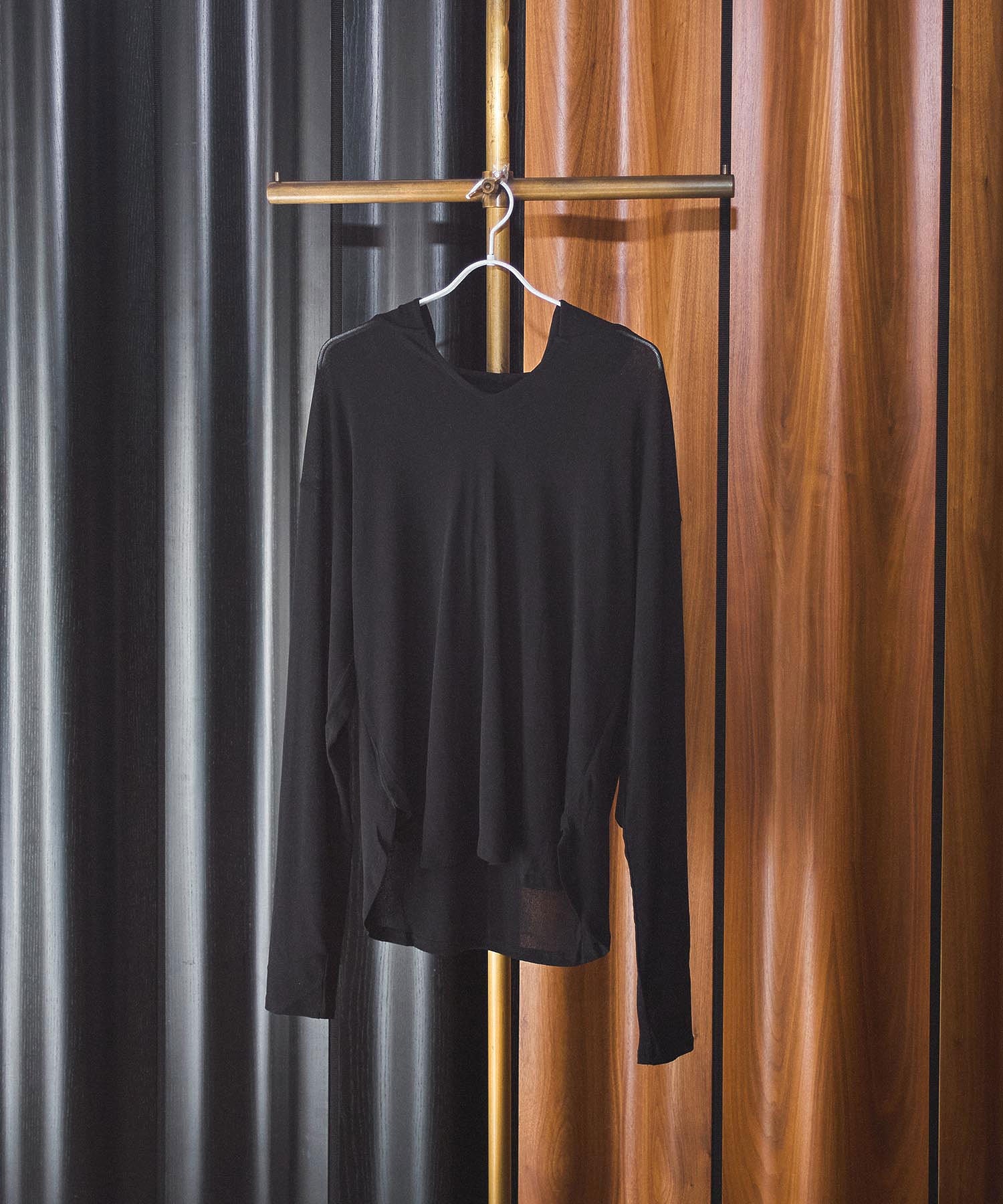 CHIGNON/SHEER HOODIE PO