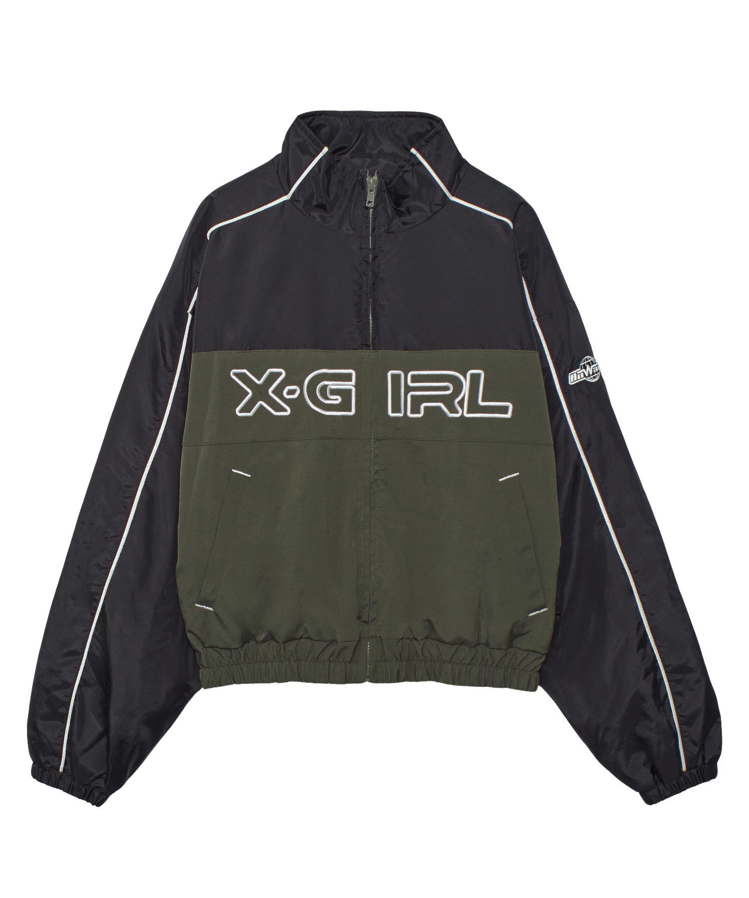 X-girl LOGO EMBROIDERY JACKET