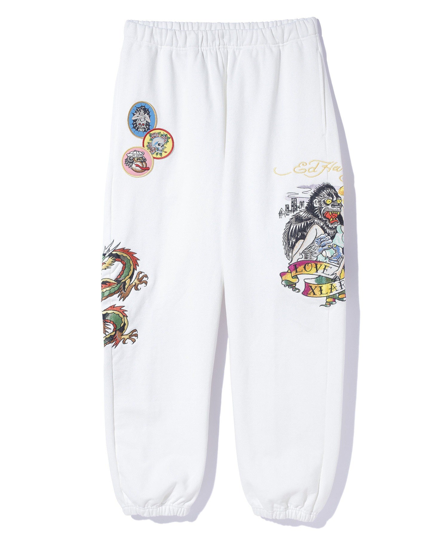 XLARGE×ED HARDY SWEAT PANTS