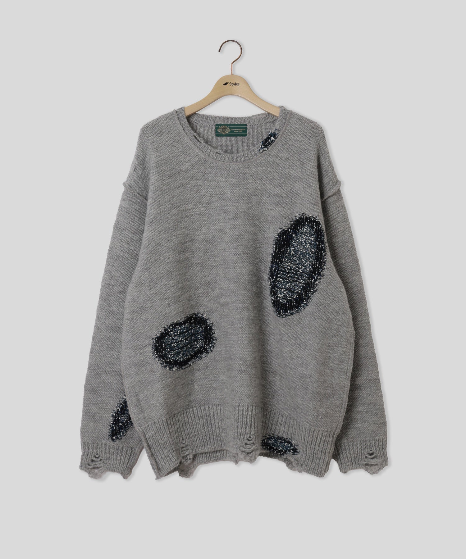 gimcontext/ジム コンテキスト/Visible Darning Sweater 26505250