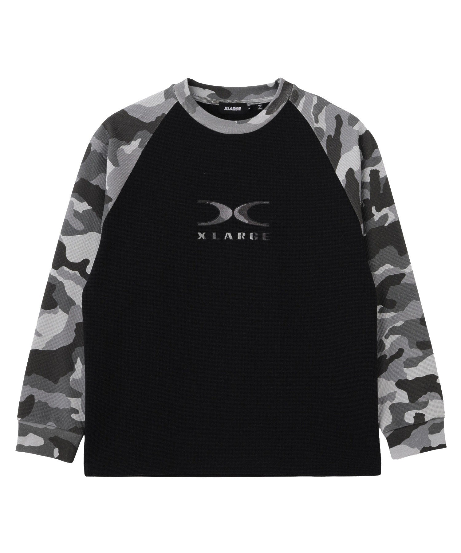 X LOGO RAGLAN L/S TEE