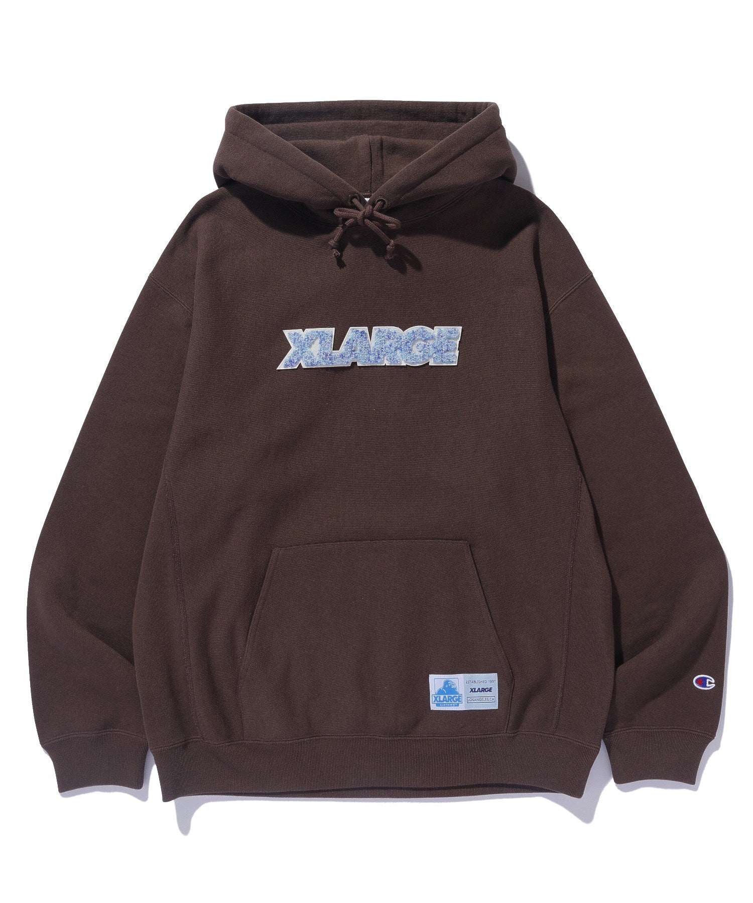 XLARGE×Champion REVERSE WEAVE PULLOVER HOODED SWEAT SHIRT