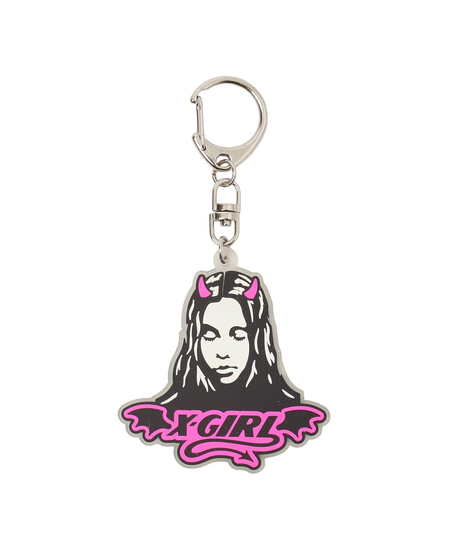DEVIL FACE RUBBER KEY CHARM
