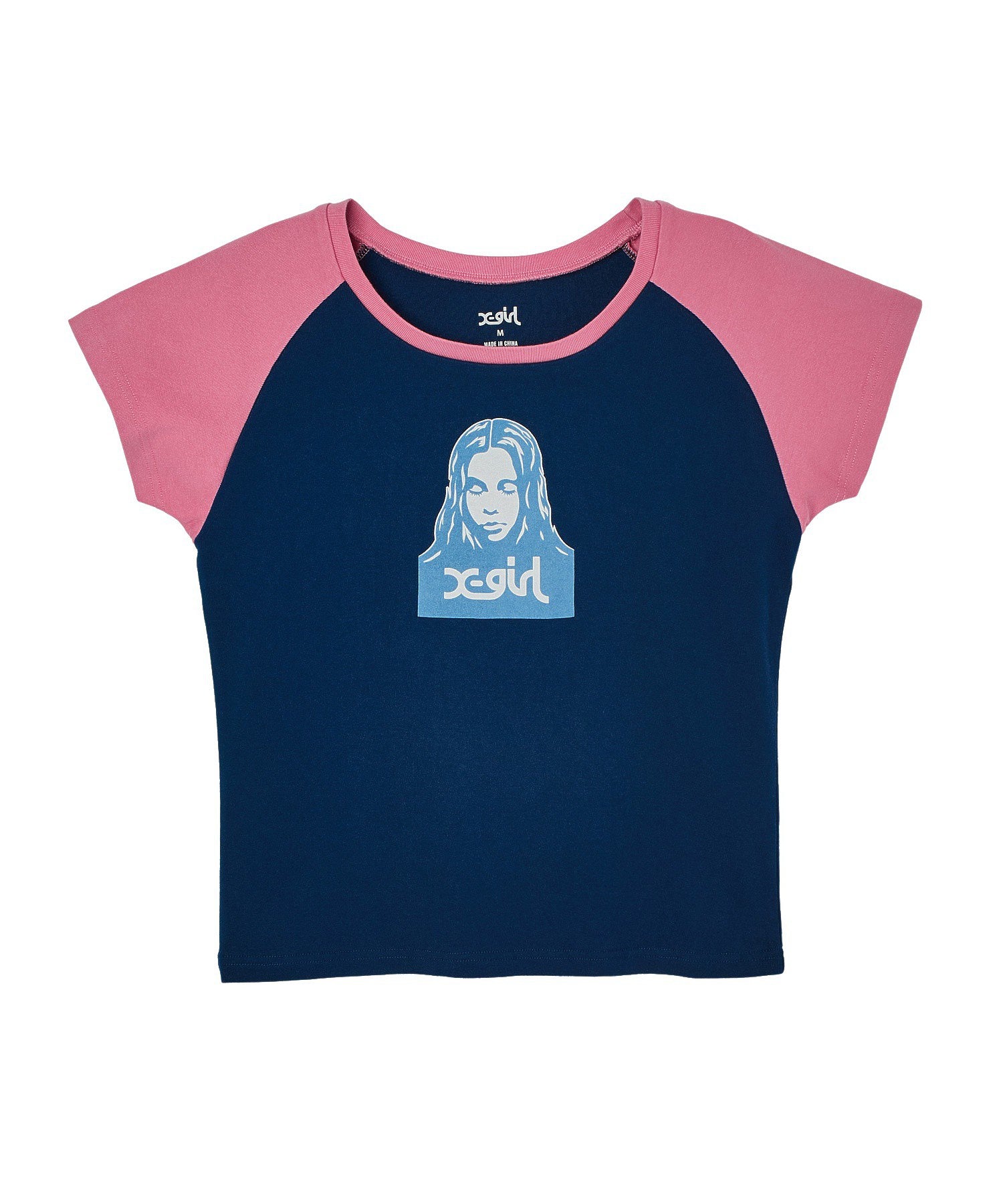 FACE RAGLAN S/S BABY TEE